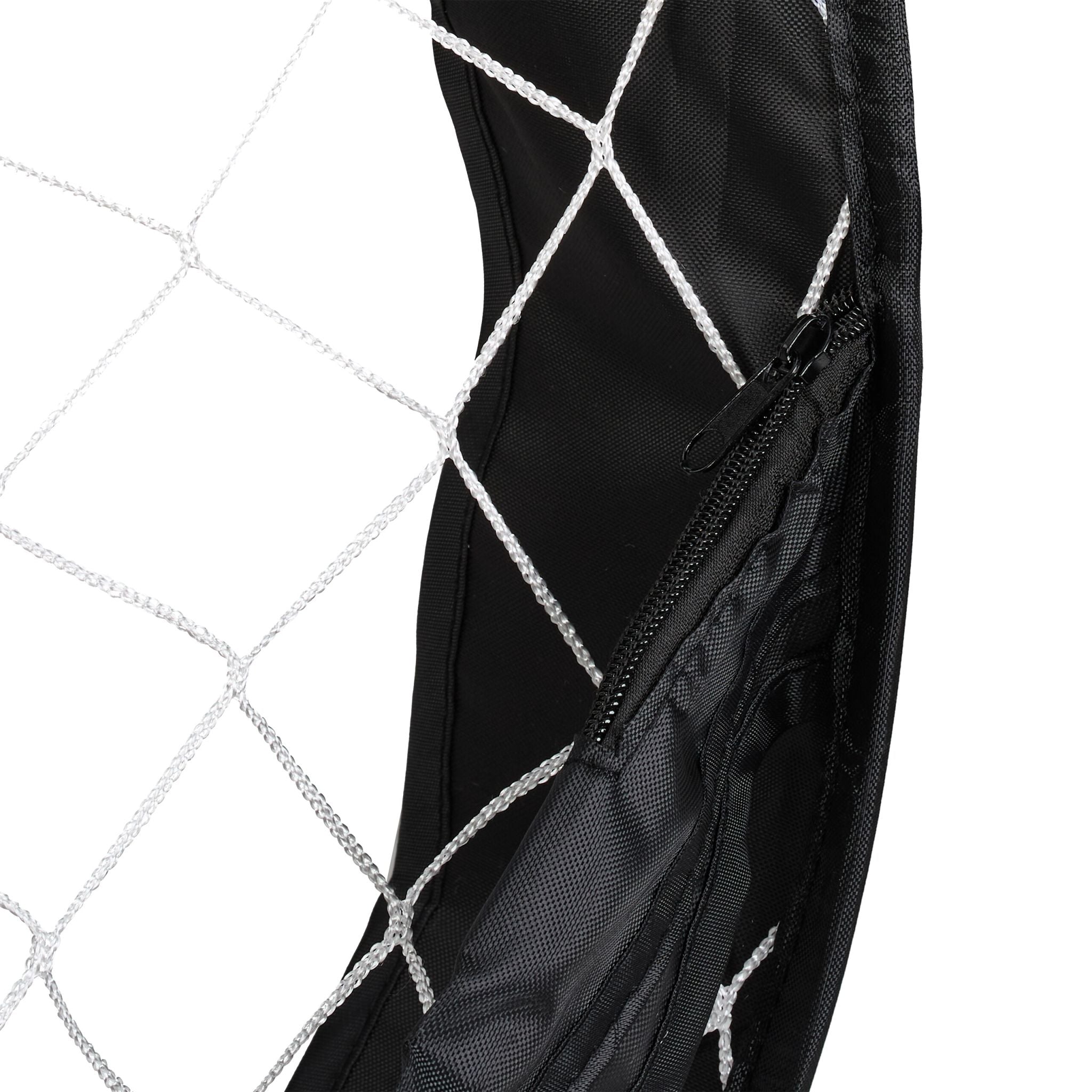 Fussballtore Pop-Up 2er-Set Schwarz-Weiss von Relaxdays