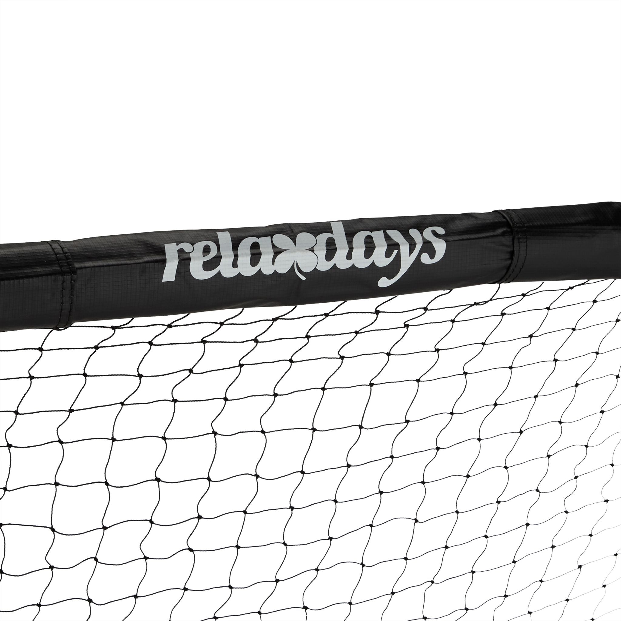 Fussballtor 120 x 180cm Weiss-Schwarz von Relaxdays
