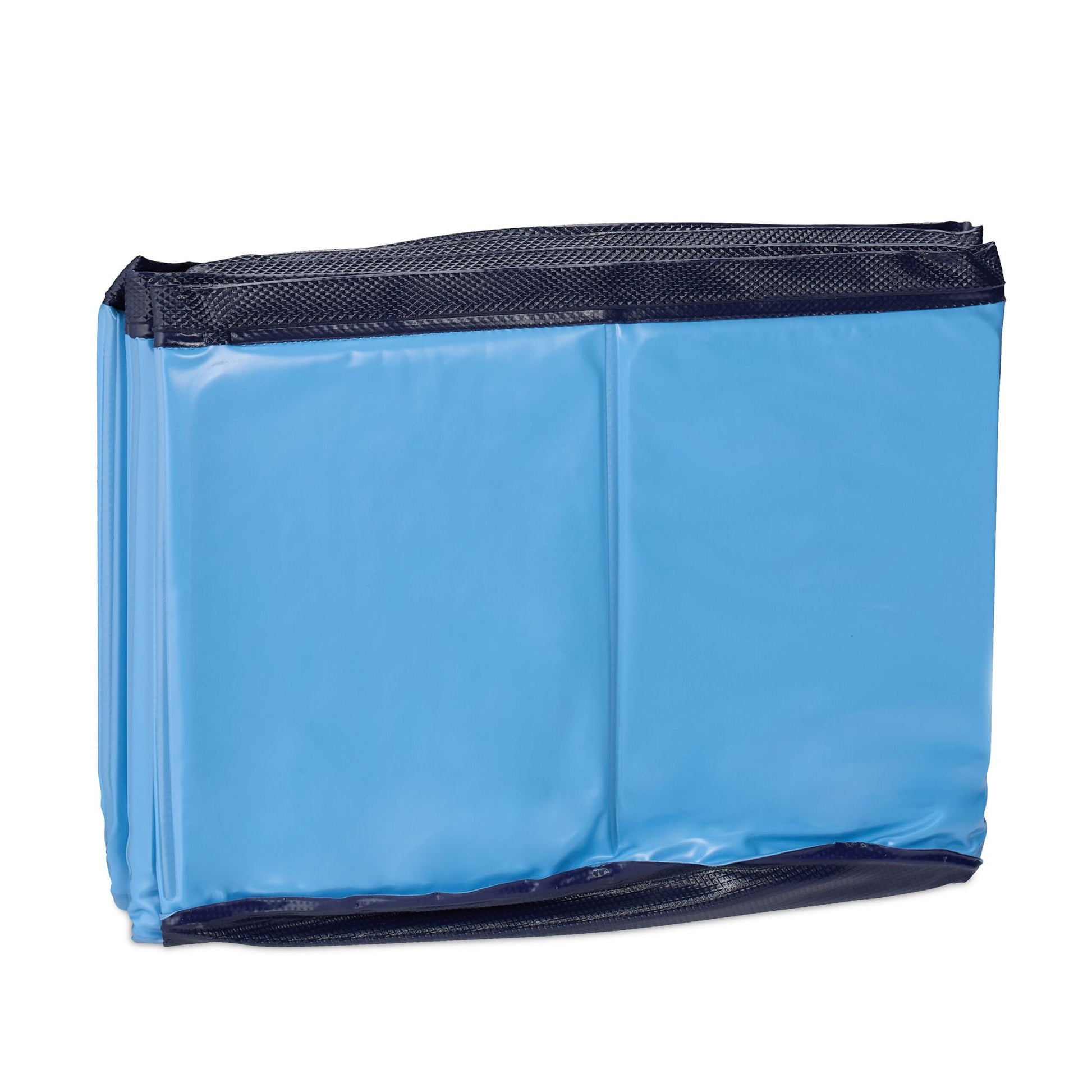 Hundepool 80x20cm Dunkelblau-Hellblau-Schwarz von Relaxdays