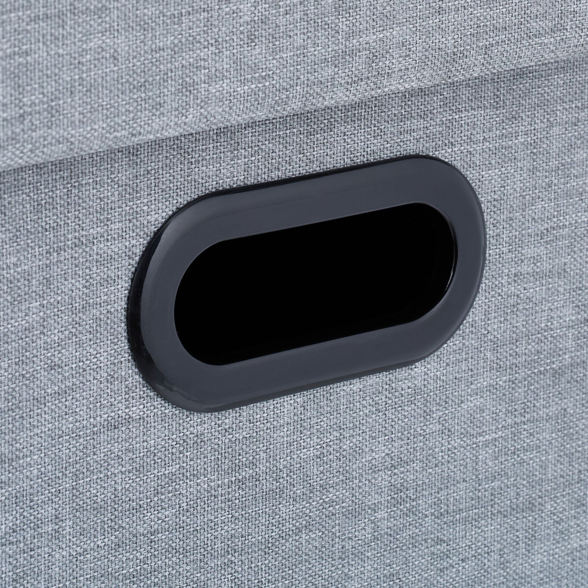 Sitzhocker mit Stauraum Grau von Relaxdays