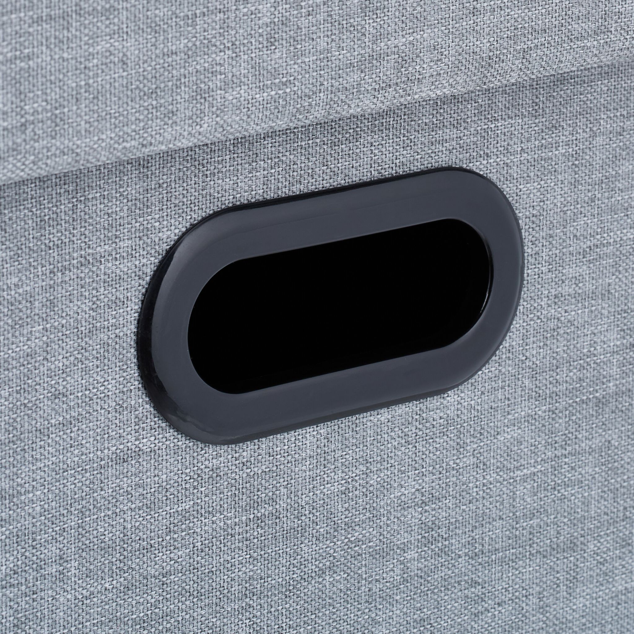 Sitzhocker mit Stauraum Grau von Relaxdays