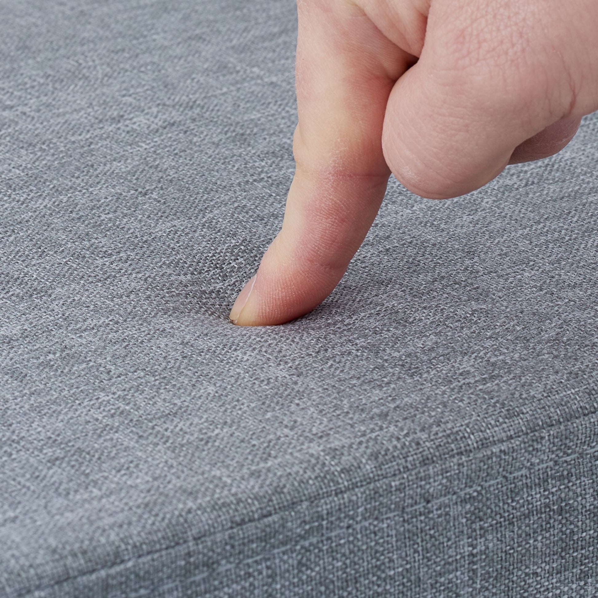 Sitzhocker mit Stauraum Grau von Relaxdays