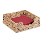 Serviettenhalter Wasserhyazinthe Hellbraun von Relaxdays