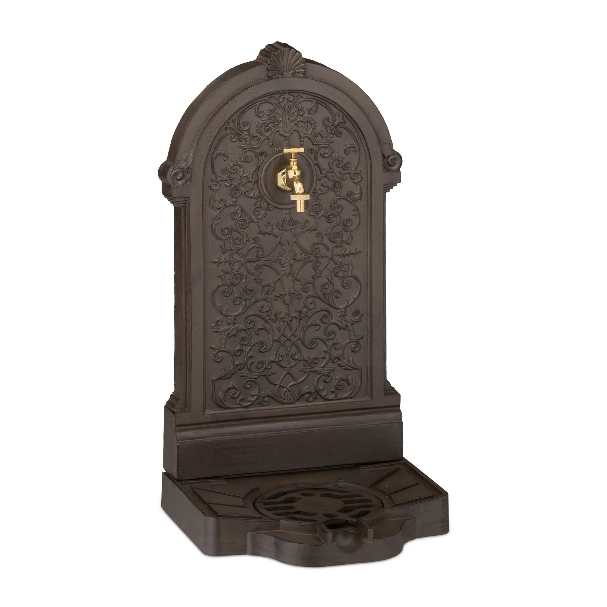 Standbrunnen Antik Dunkelbraun von Relaxdays