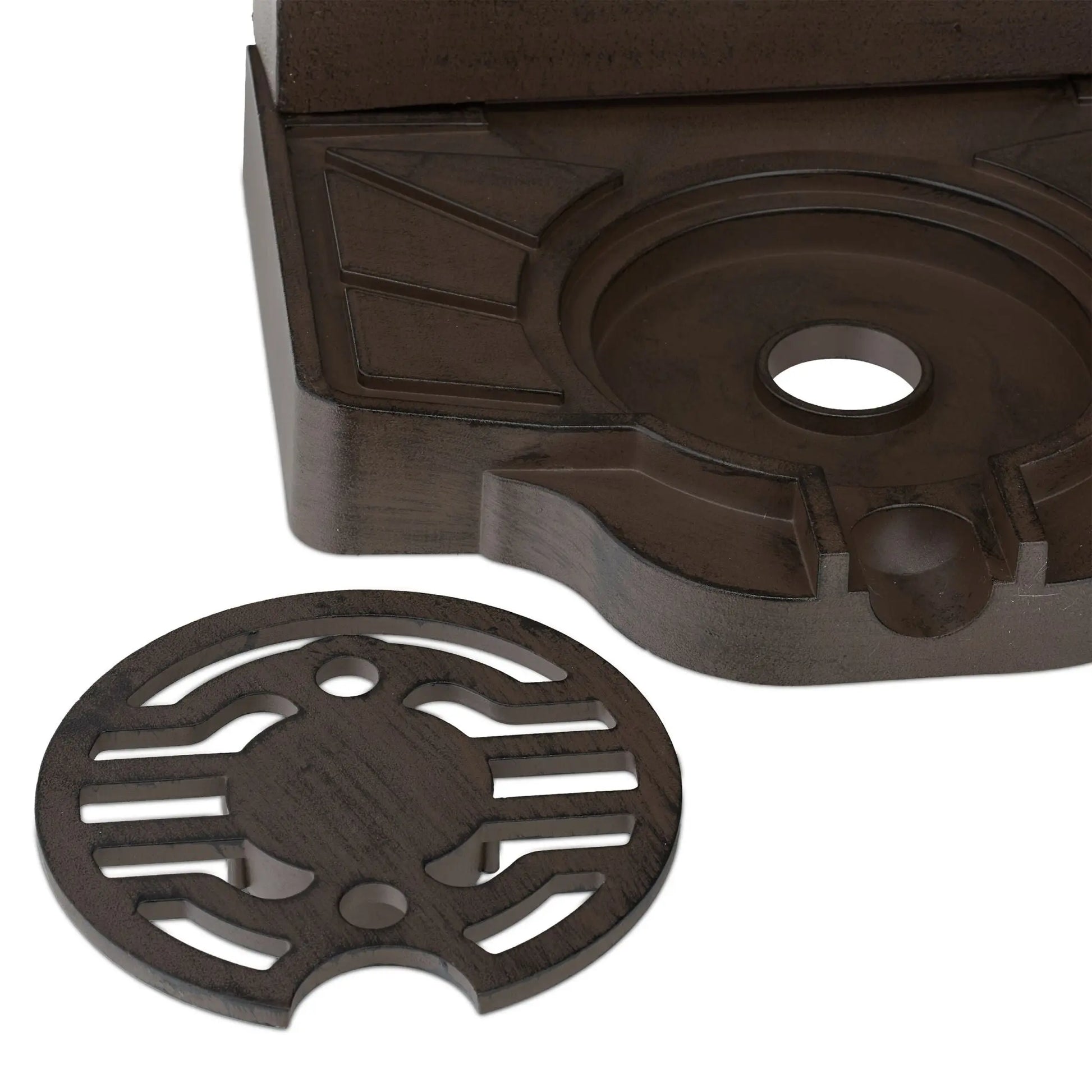 Standbrunnen Antik Dunkelbraun von Relaxdays