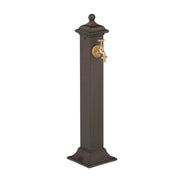 Standbrunnen Antik Dunkelbraun-Gold von Relaxdays