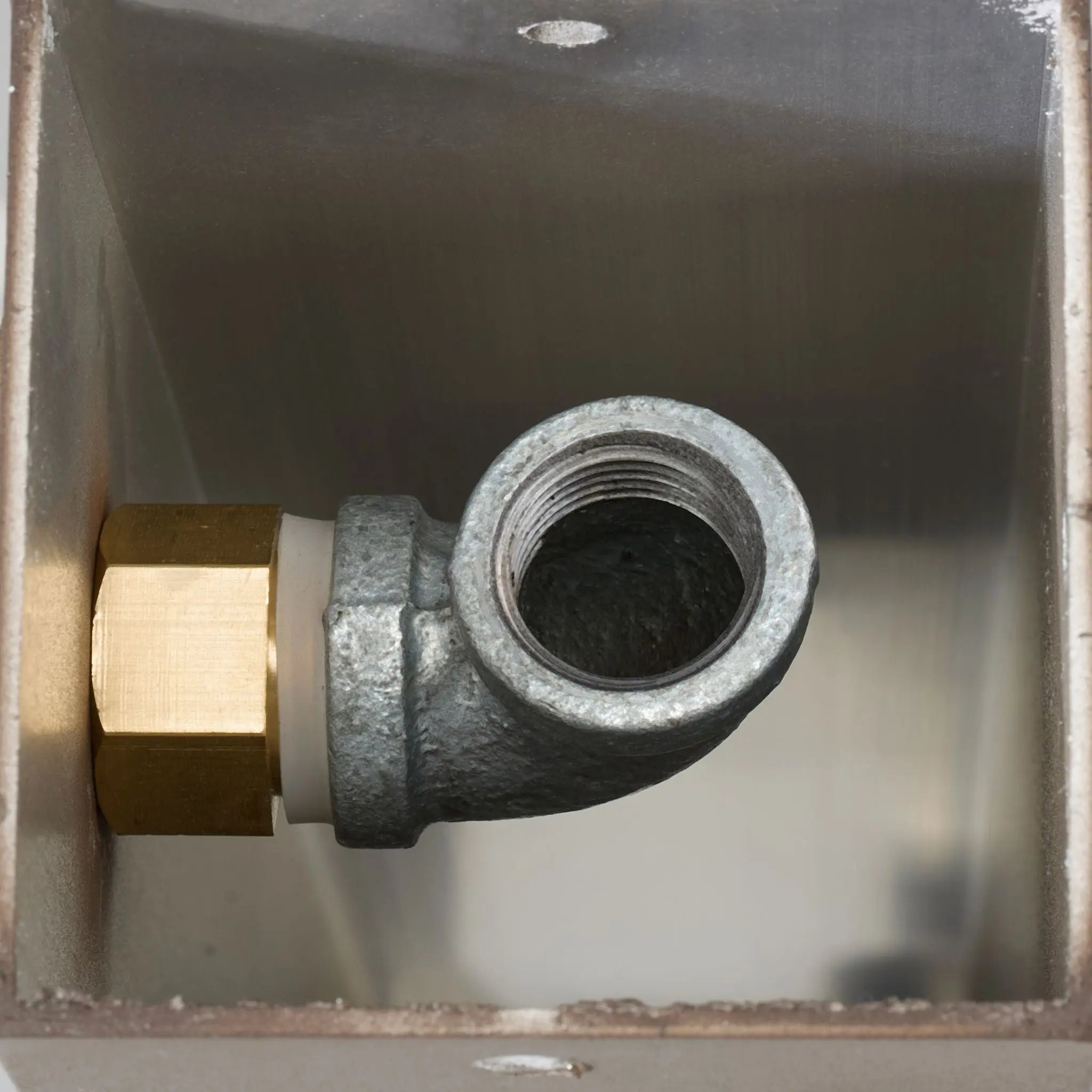 Standbrunnen Antik Dunkelbraun-Gold von Relaxdays