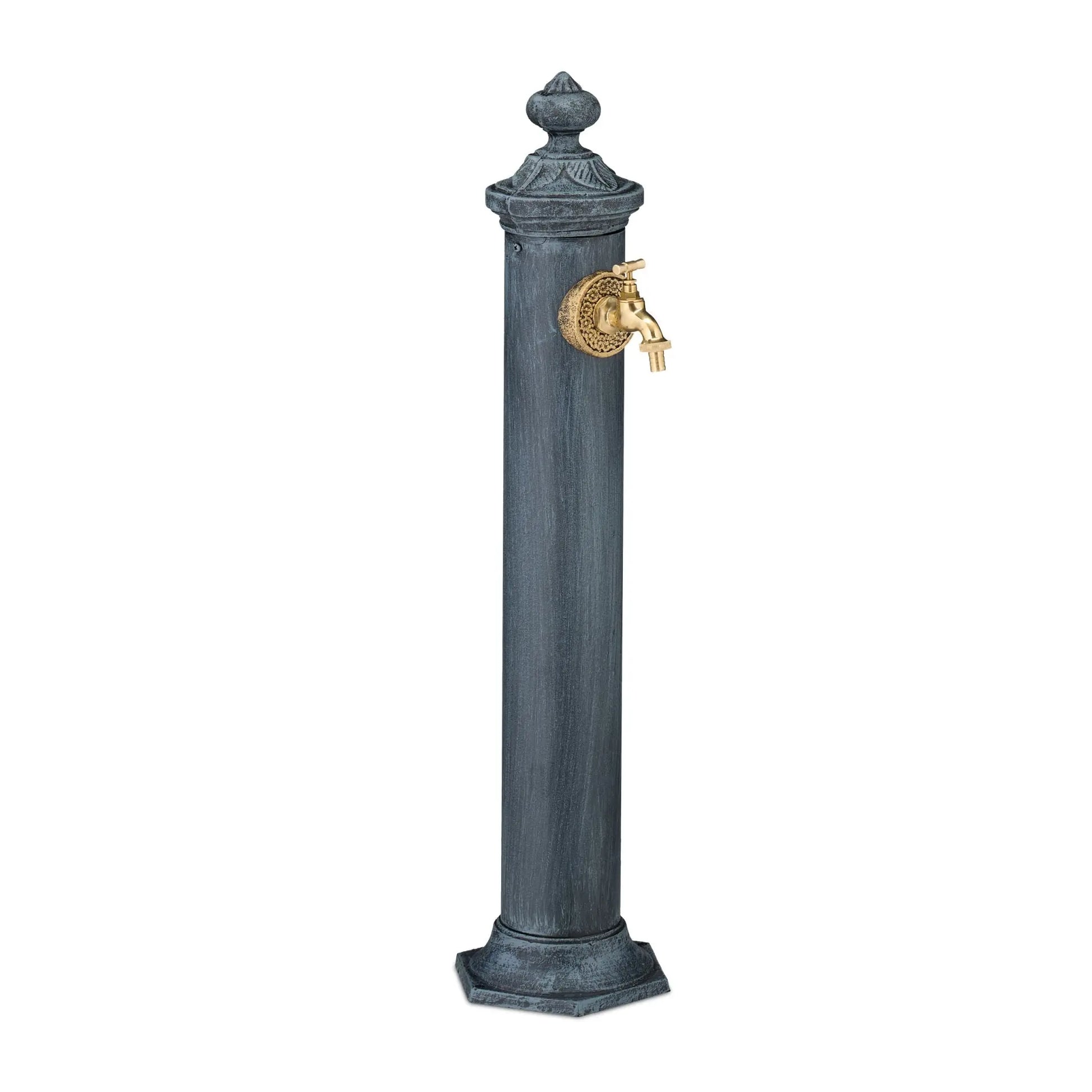 Standbrunnen Antik Gold-Grau von Relaxdays