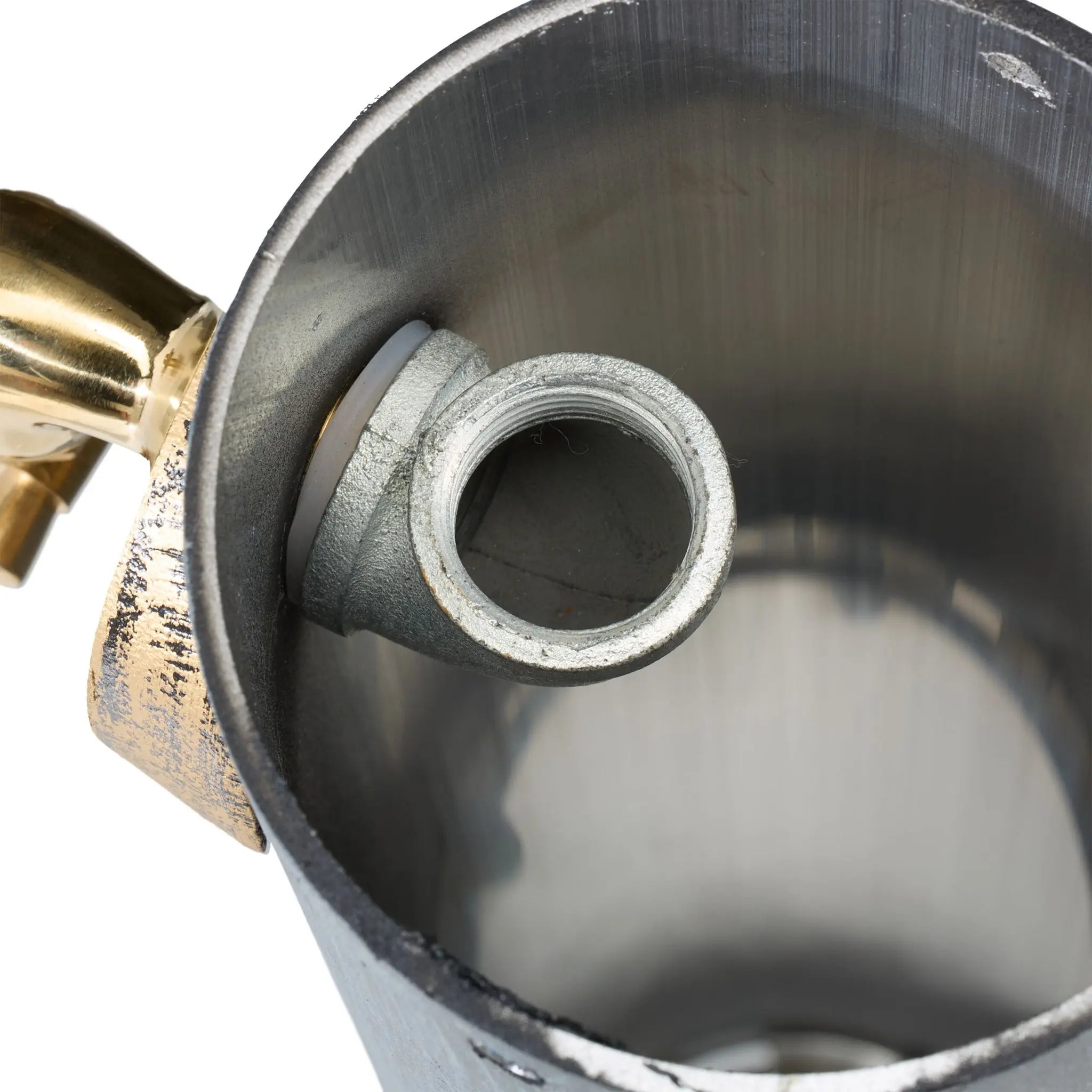 Standbrunnen Antik Gold-Grau von Relaxdays