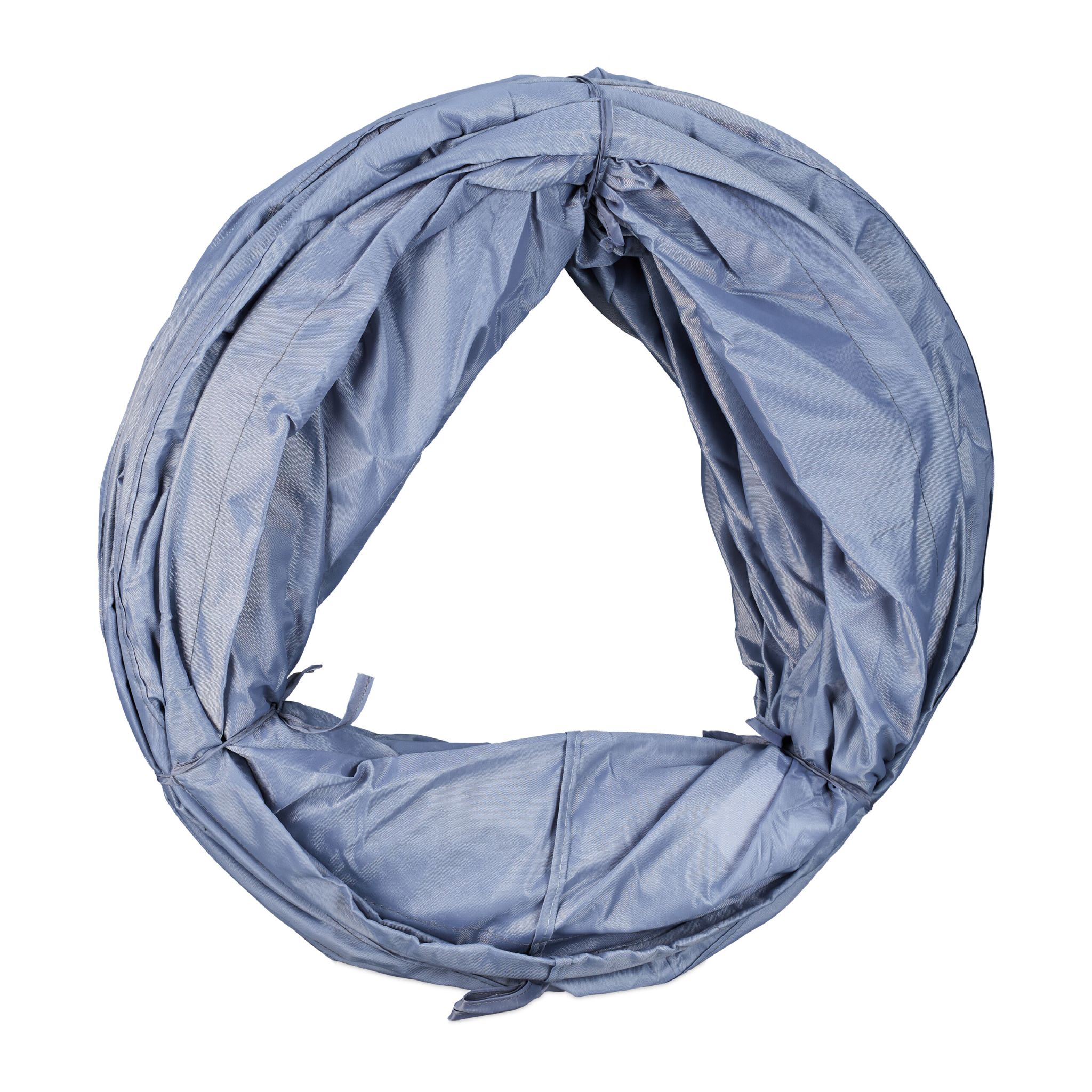 Hundetunnel Agility 2m Grau von Relaxdays