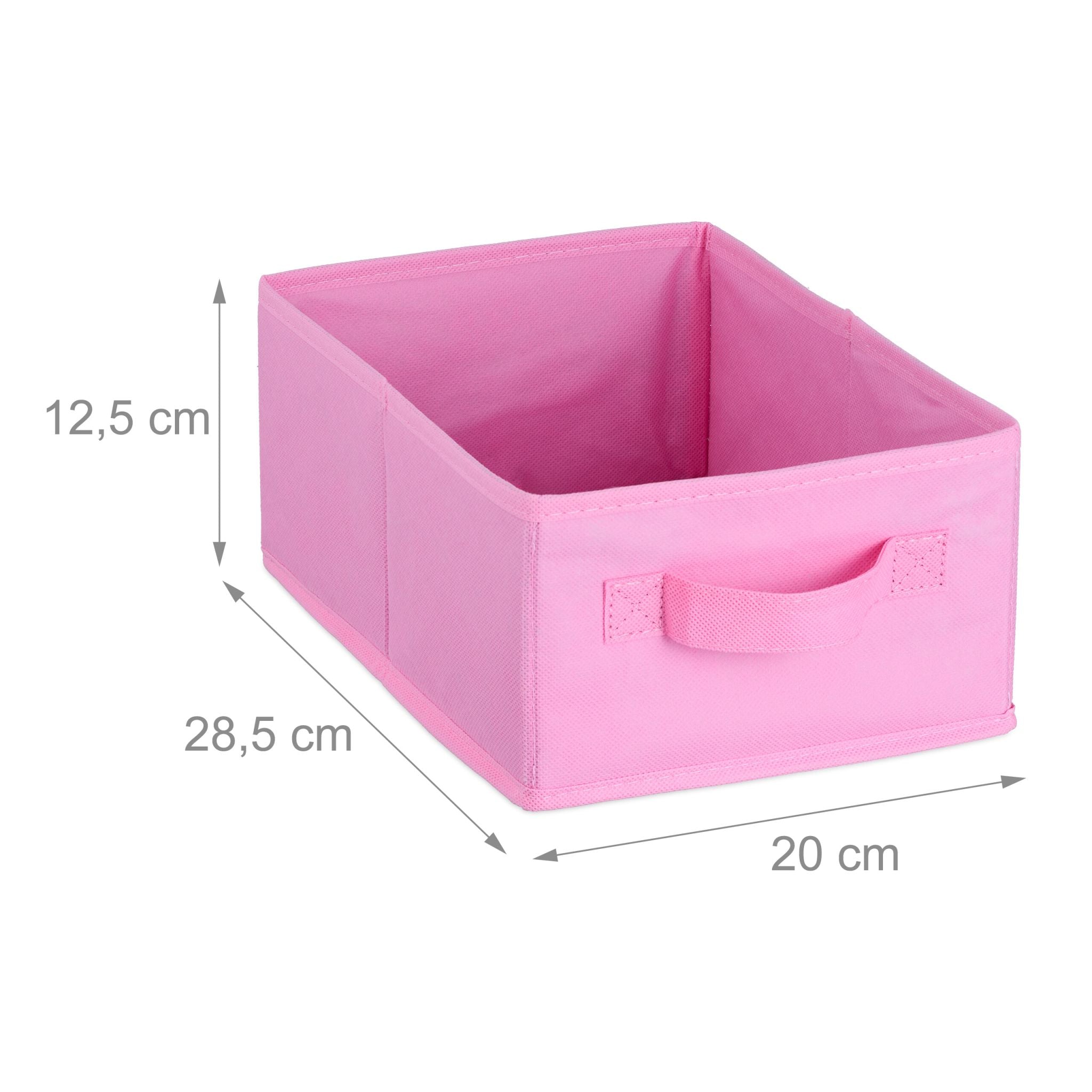 Kinderregal mit Boxen Weiss-Gelb-Rosa von Relaxdays