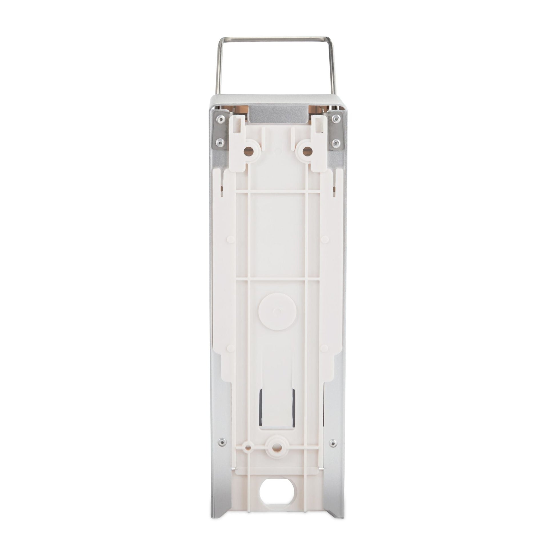 Desinfektionsspender 1000 ml 2er-Set Weiss-Silber von Relaxdays