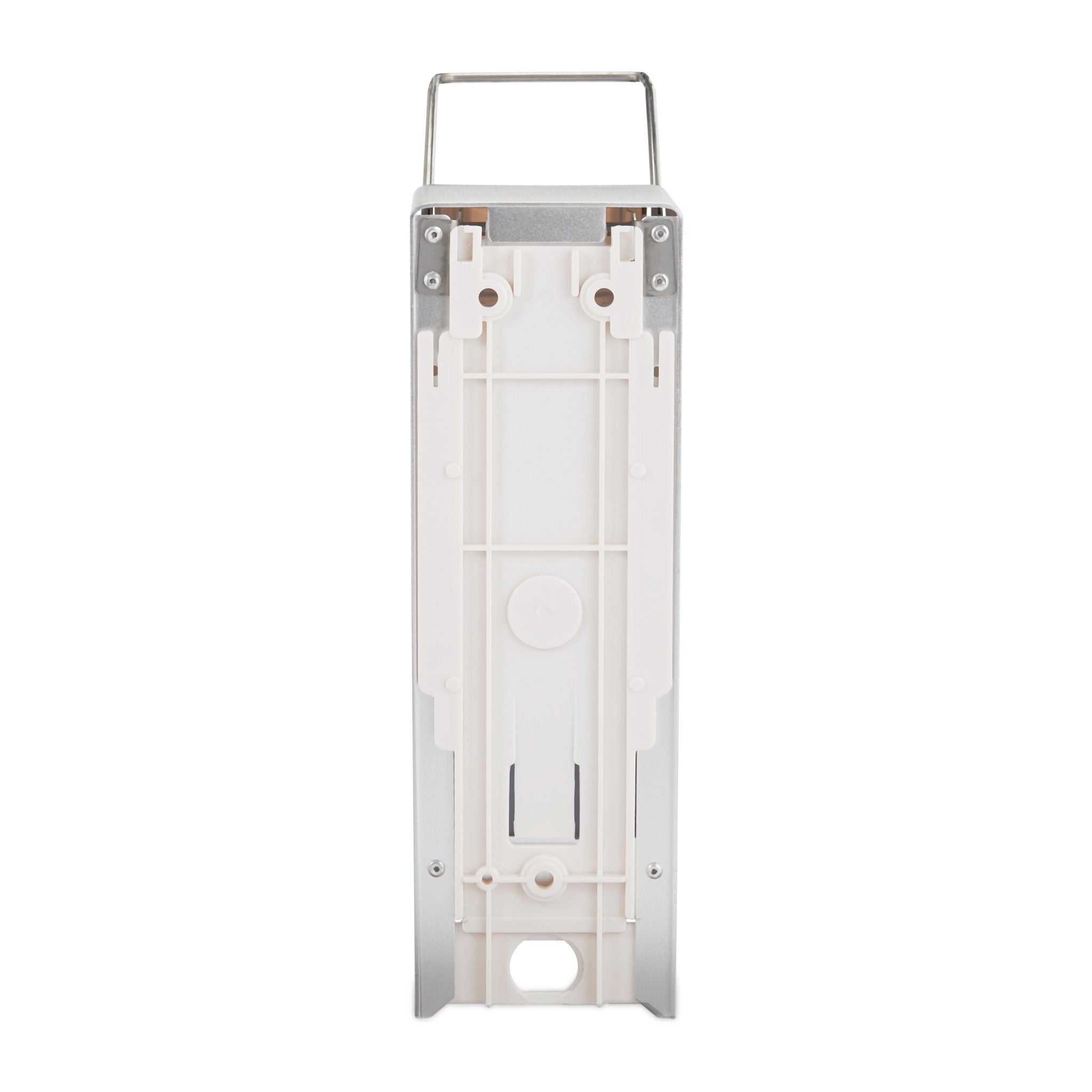 Desinfektionsspender 1000 ml 2er-Set Weiss-Silber von Relaxdays