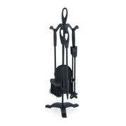 Kaminbesteck 5tlg. Schwarz von Relaxdays