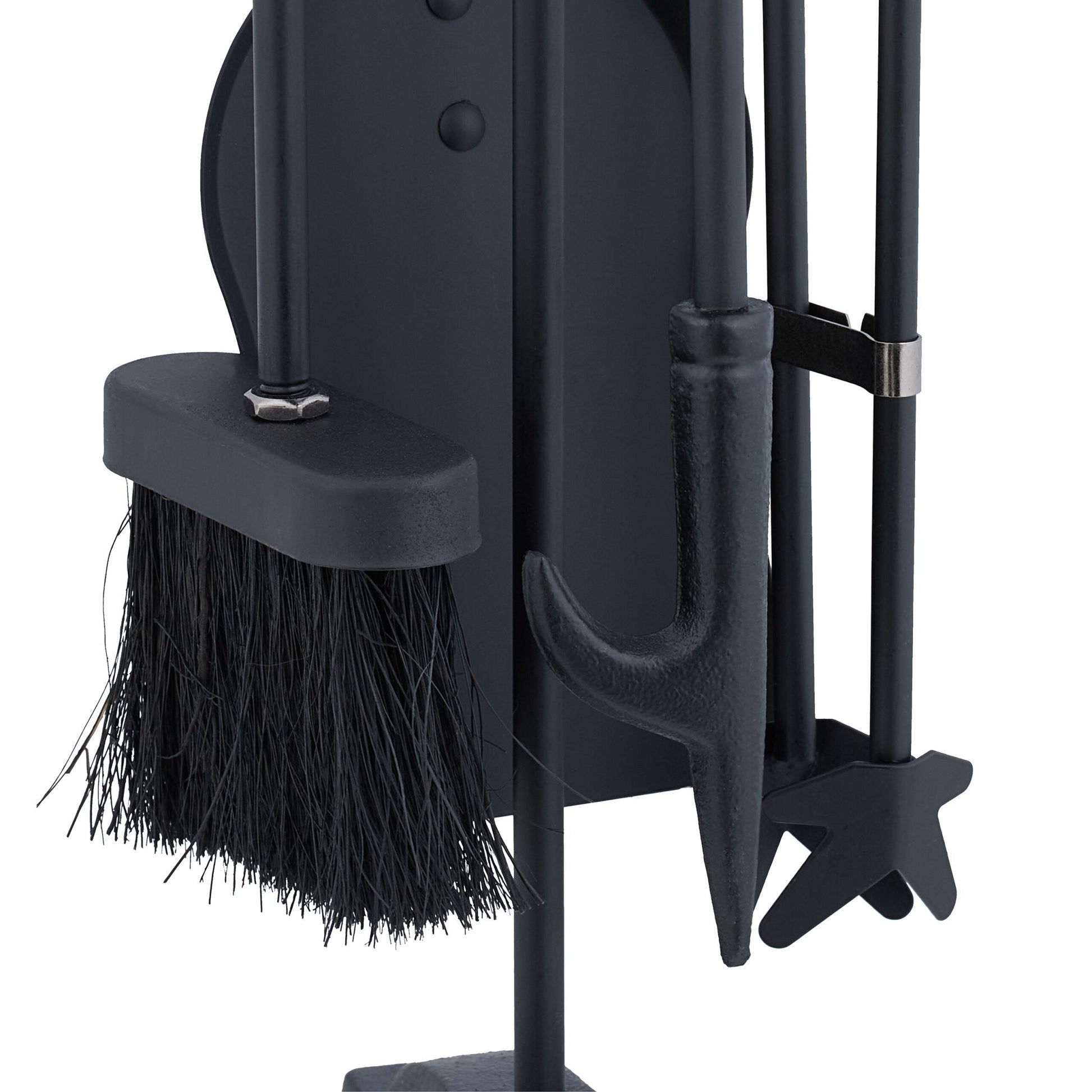 Kaminbesteck 5tlg. Schwarz von Relaxdays