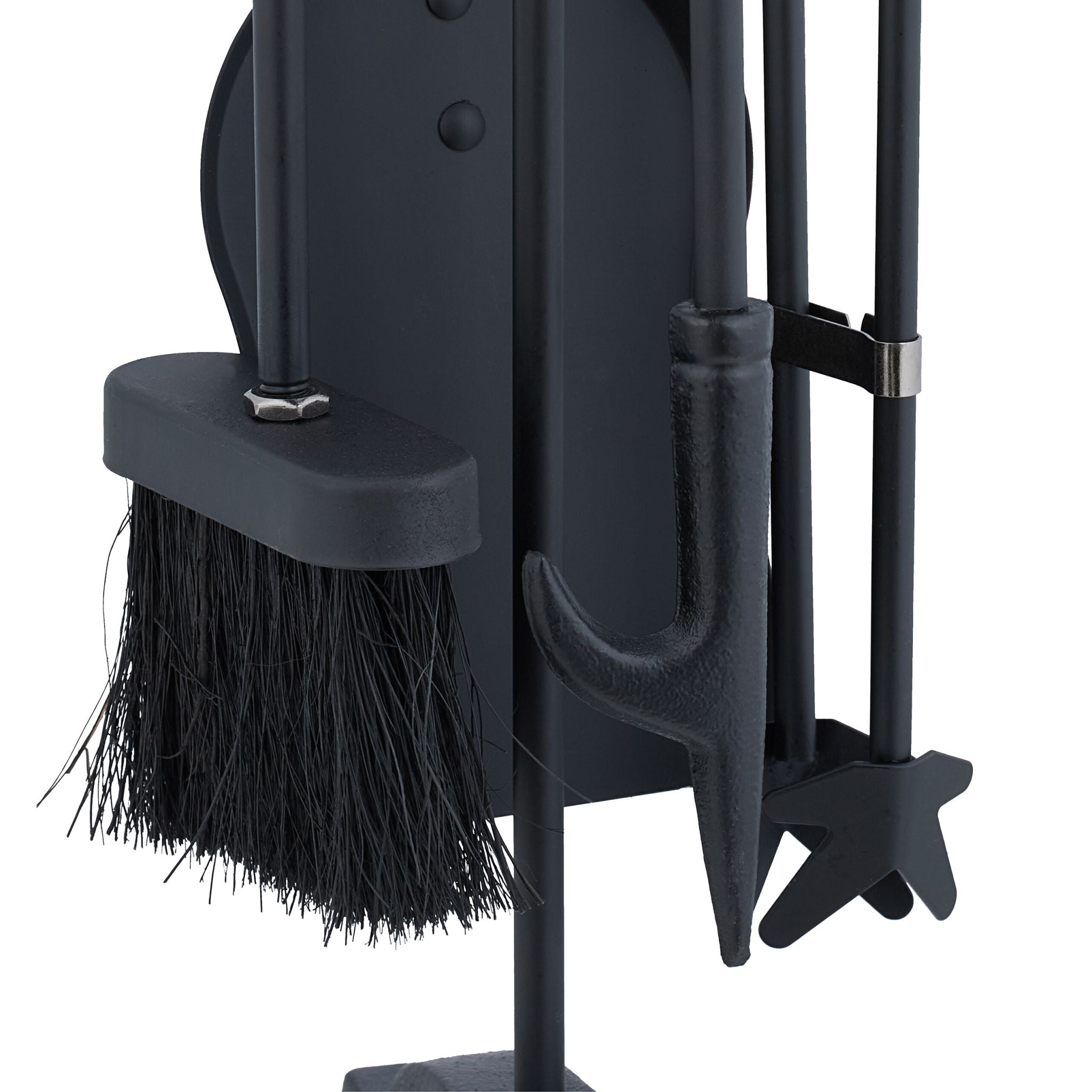 Kaminbesteck 5tlg. Schwarz von Relaxdays