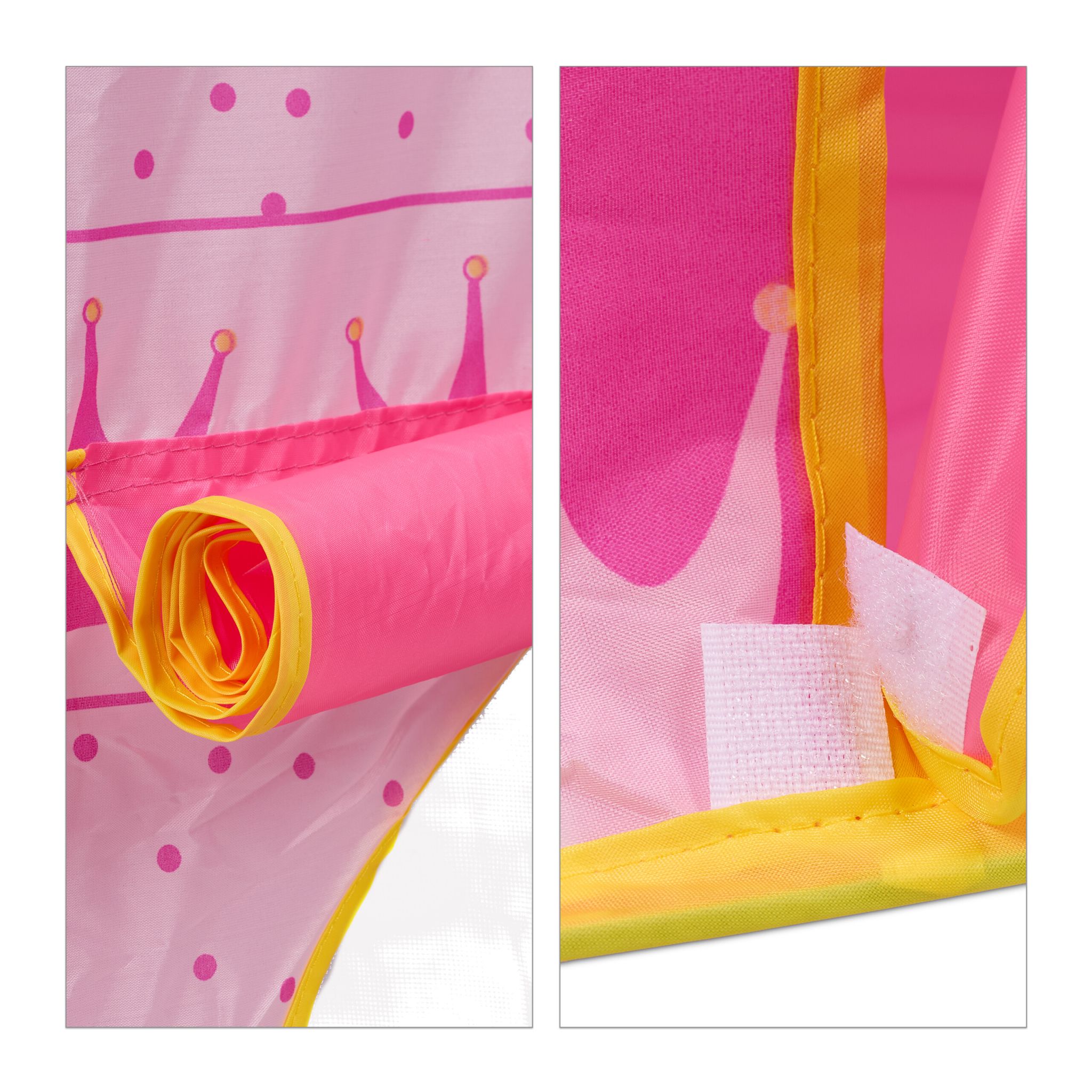 Spielzelt Prinzessin Gelb-Pink-Rosa von guteszeug.ch