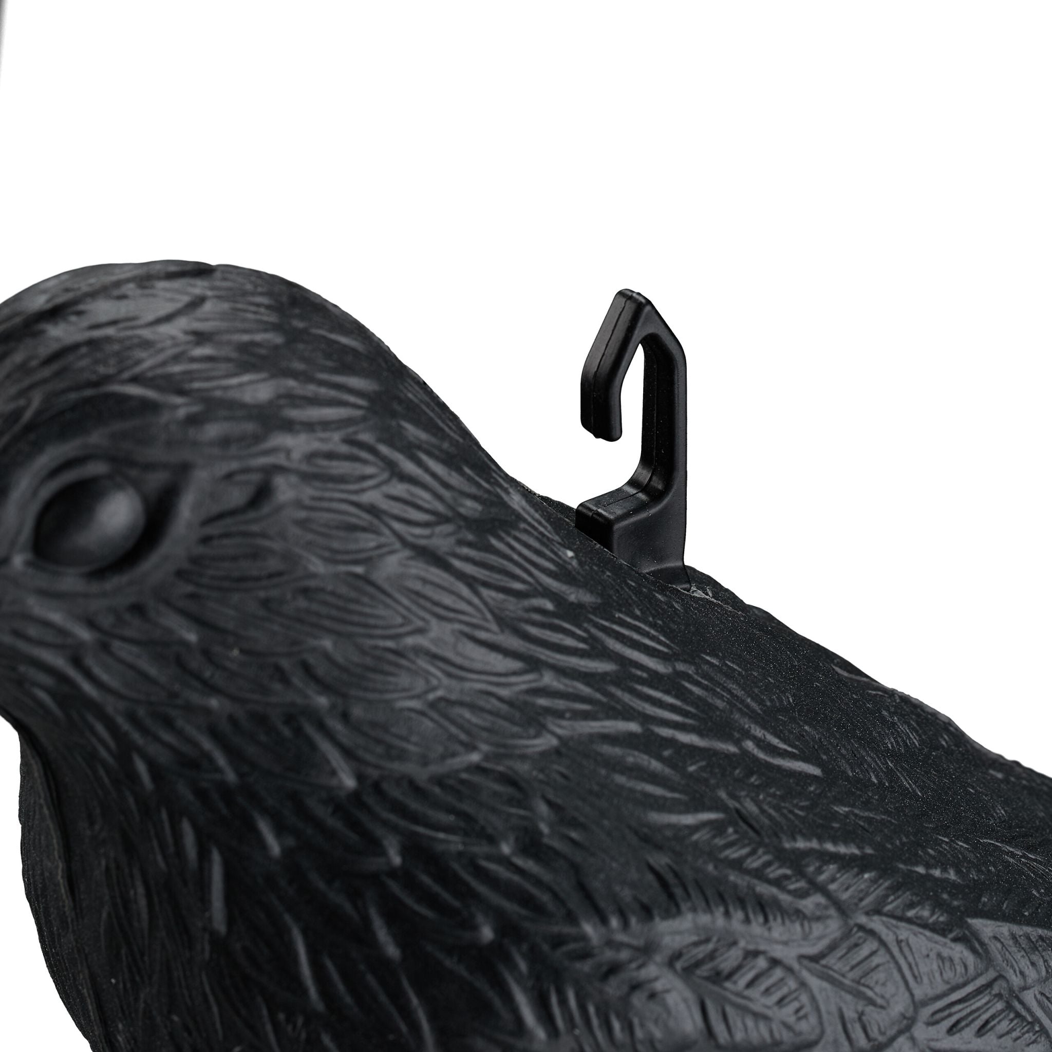 Vogelschreck Krähe 4er-Set Schwarz von Relaxdays