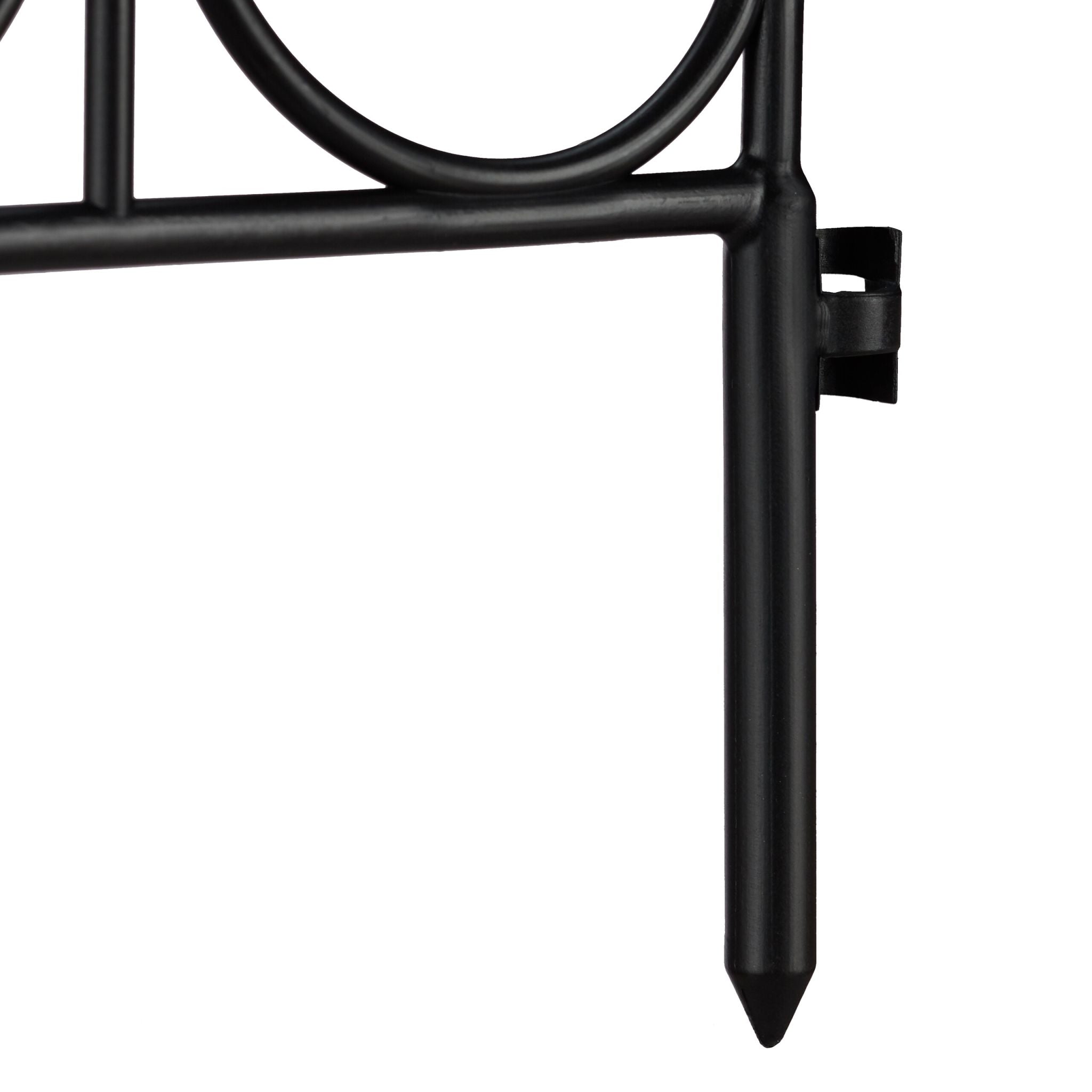 Beeteinfassung Kunststoff 8er-Set Schwarz von Relaxdays