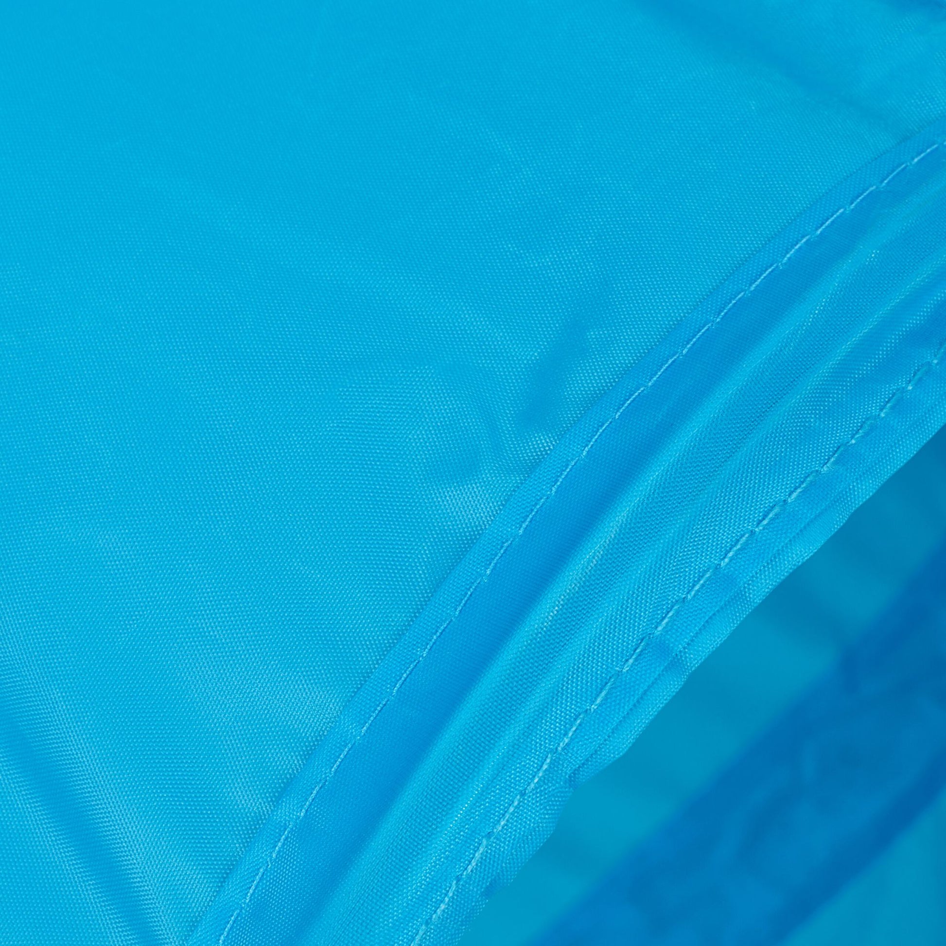 Faltbarer Katzentunnel mit Spielzeug Blau-Creme von Relaxdays