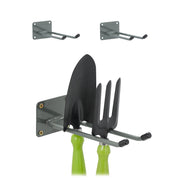Langer Wandhaken 3er-Set Anthrazit-Schwarz von Relaxdays