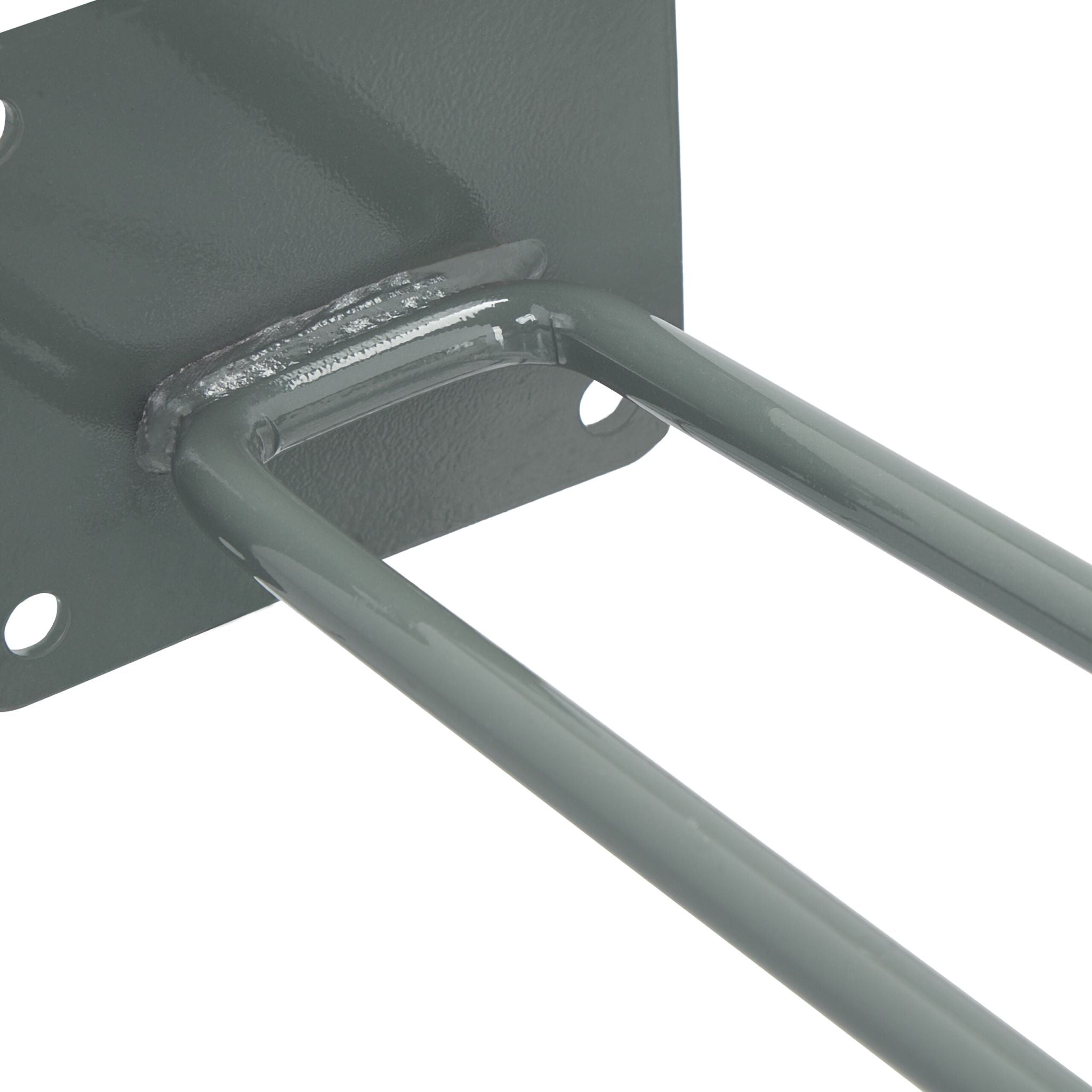 Langer Wandhaken 3er-Set Anthrazit-Schwarz von Relaxdays