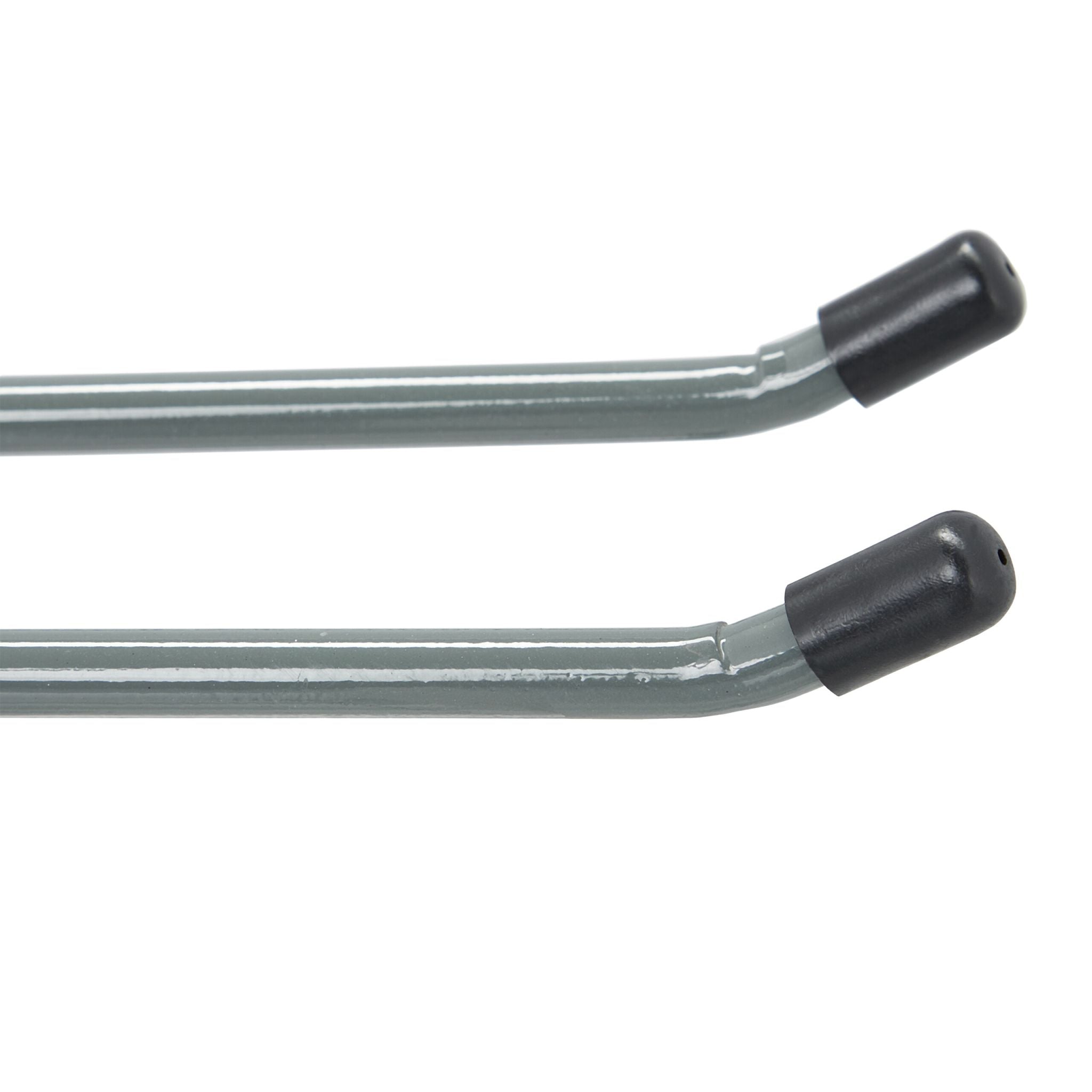 Langer Wandhaken 3er-Set Anthrazit-Schwarz von Relaxdays