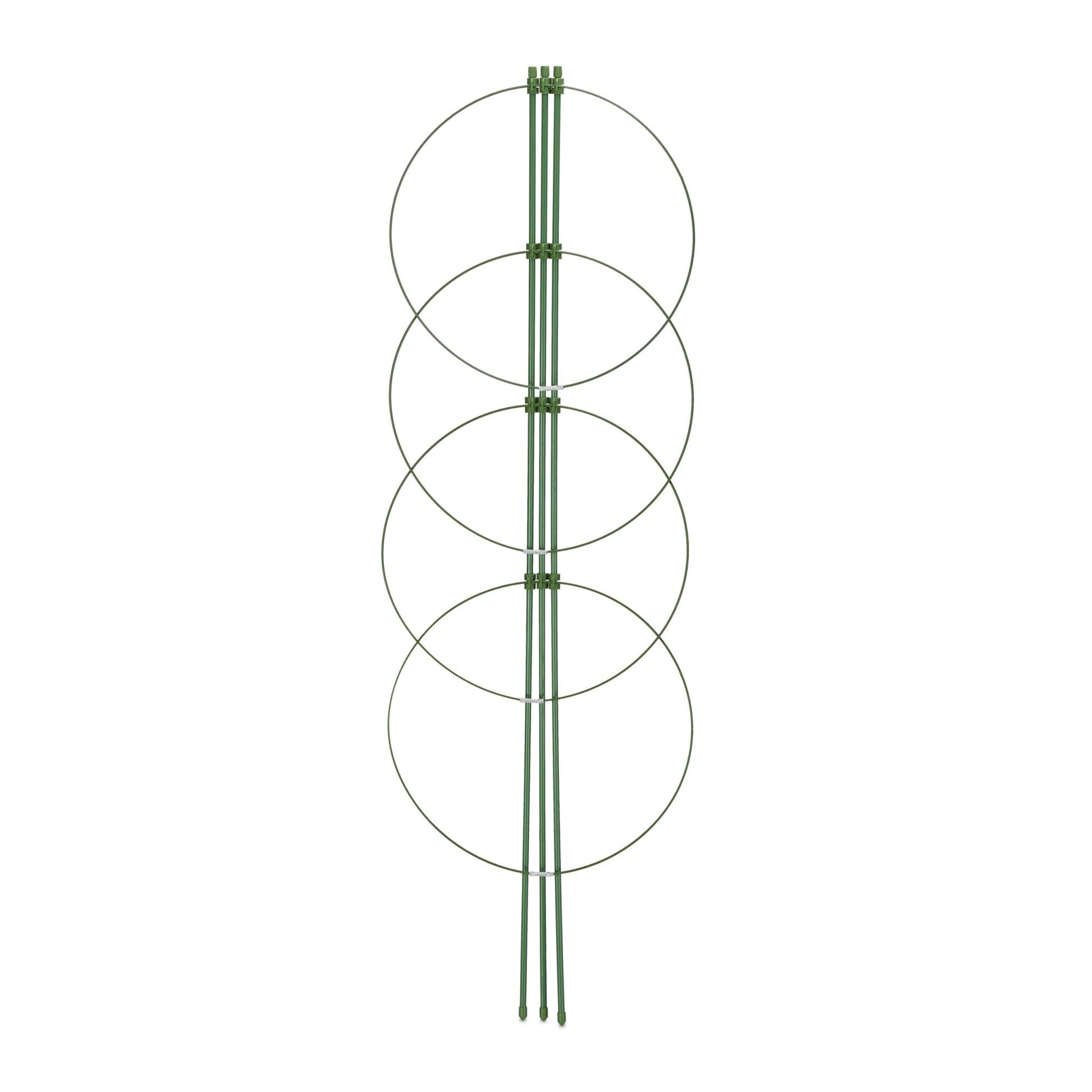 Tomatenturm 91cm 3er-Set Grün von Relaxdays