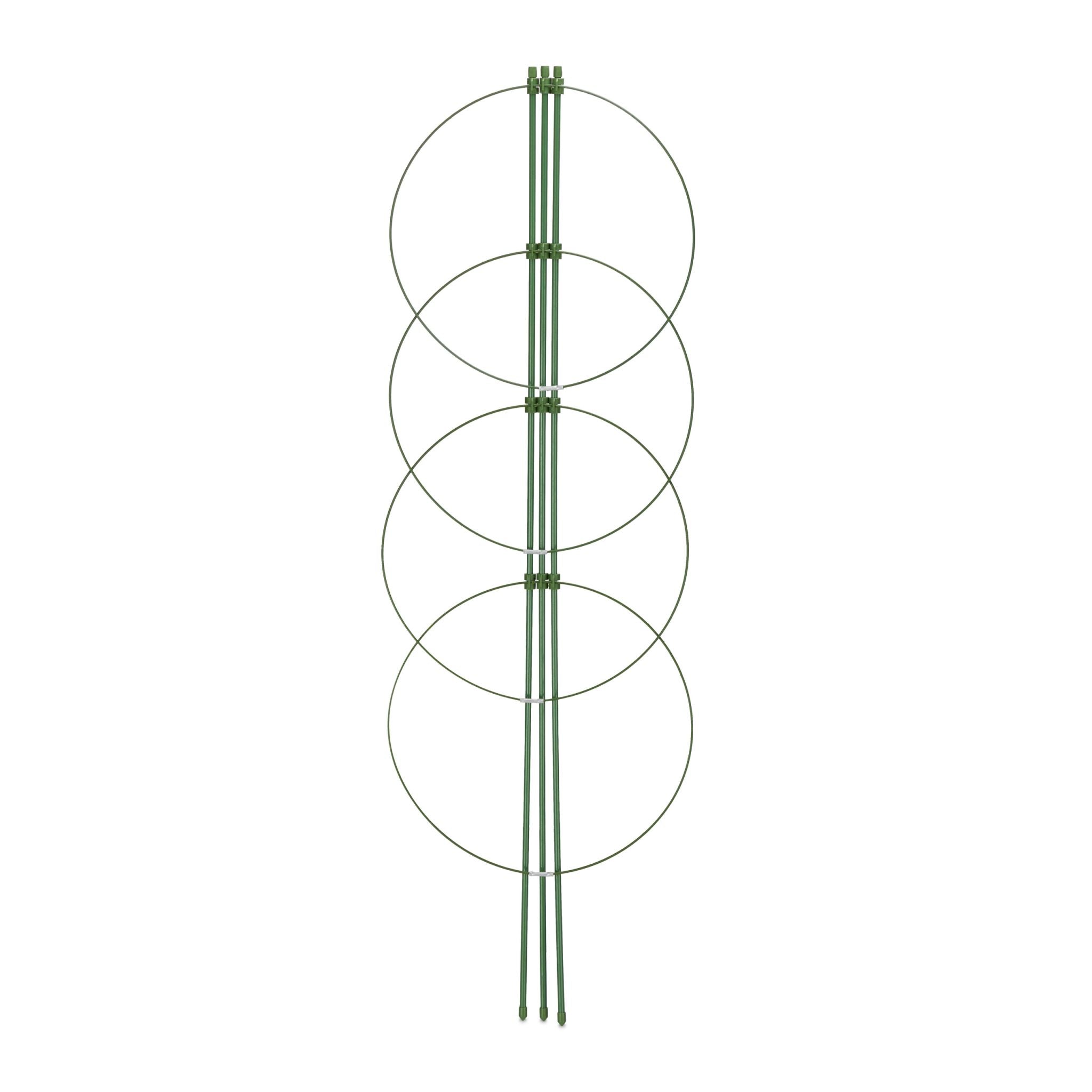 Tomatenturm 91cm 3er-Set Grün von Relaxdays