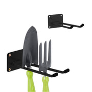 Langer Wandhaken 2er-Set Schwarz von Relaxdays