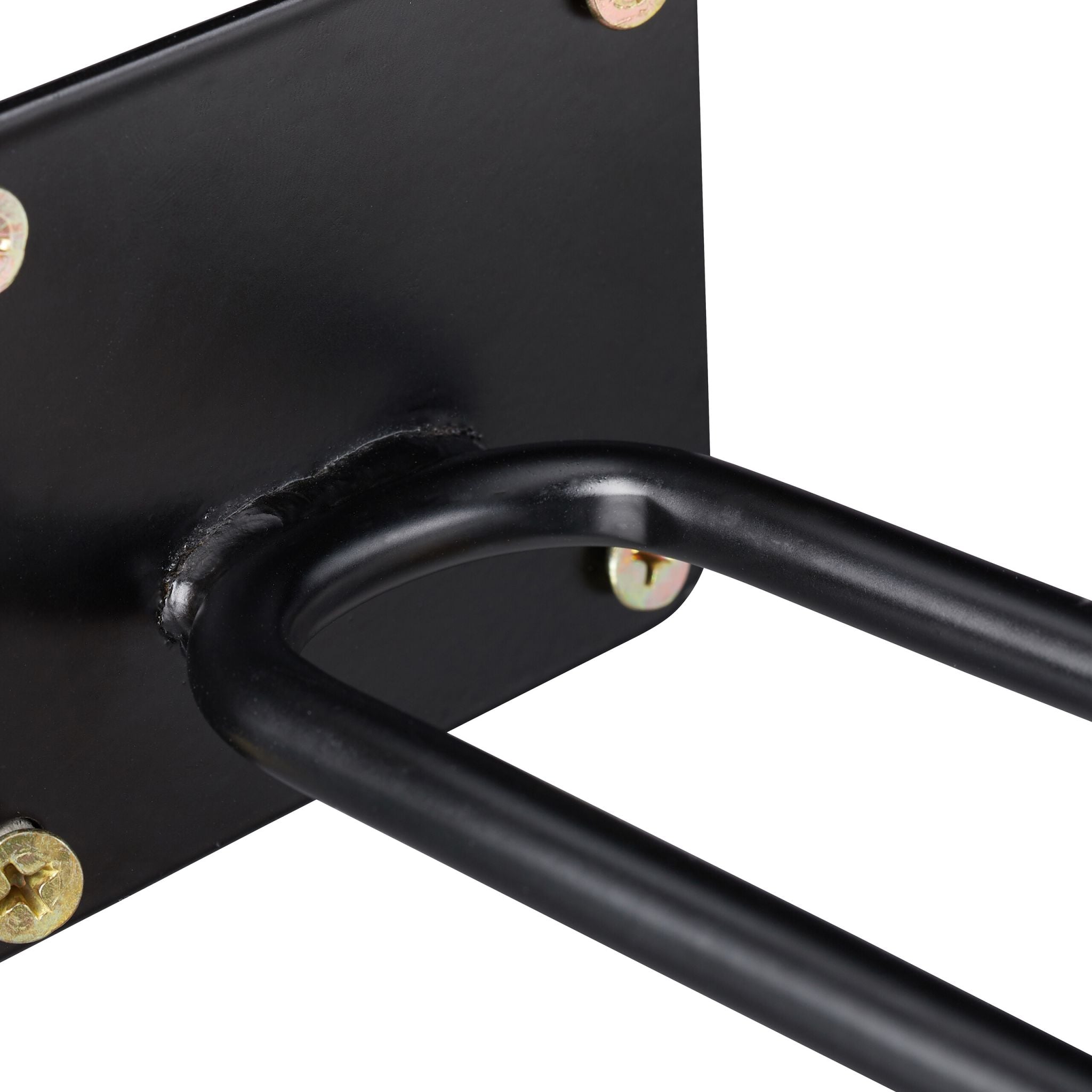 Langer Wandhaken 2er-Set Schwarz von Relaxdays