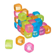 Wiederverwendbare Eiswürfel 36er-Set Blau-Grün-Pink von Relaxdays