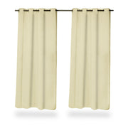 Vorhänge 2er-Set Beige von Relaxdays