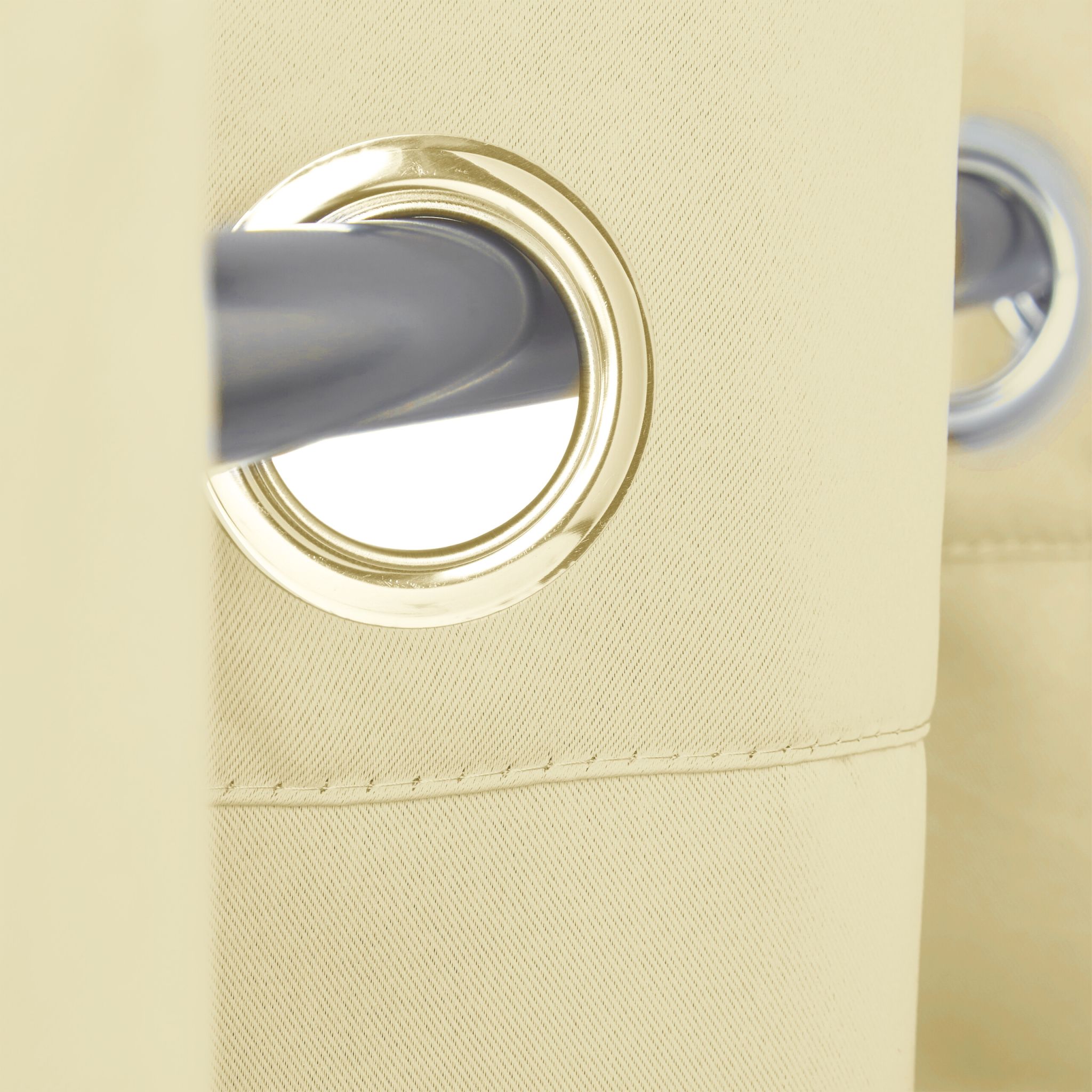 Vorhänge 2er-Set Beige von Relaxdays