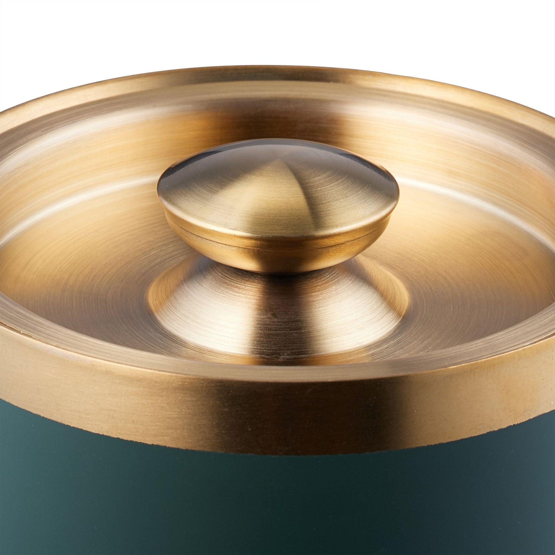 Eiswürfelbehälter mit Deckel Dunkelgrün-Gold von Relaxdays