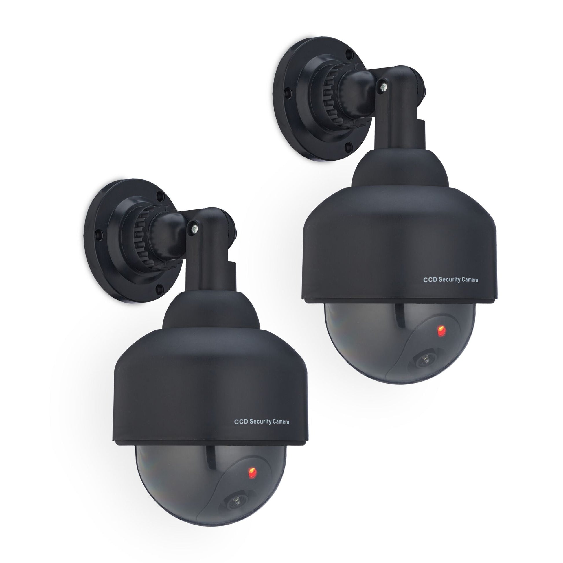Kameraattrappe Kugelform 2er-Set Schwarz von Relaxdays