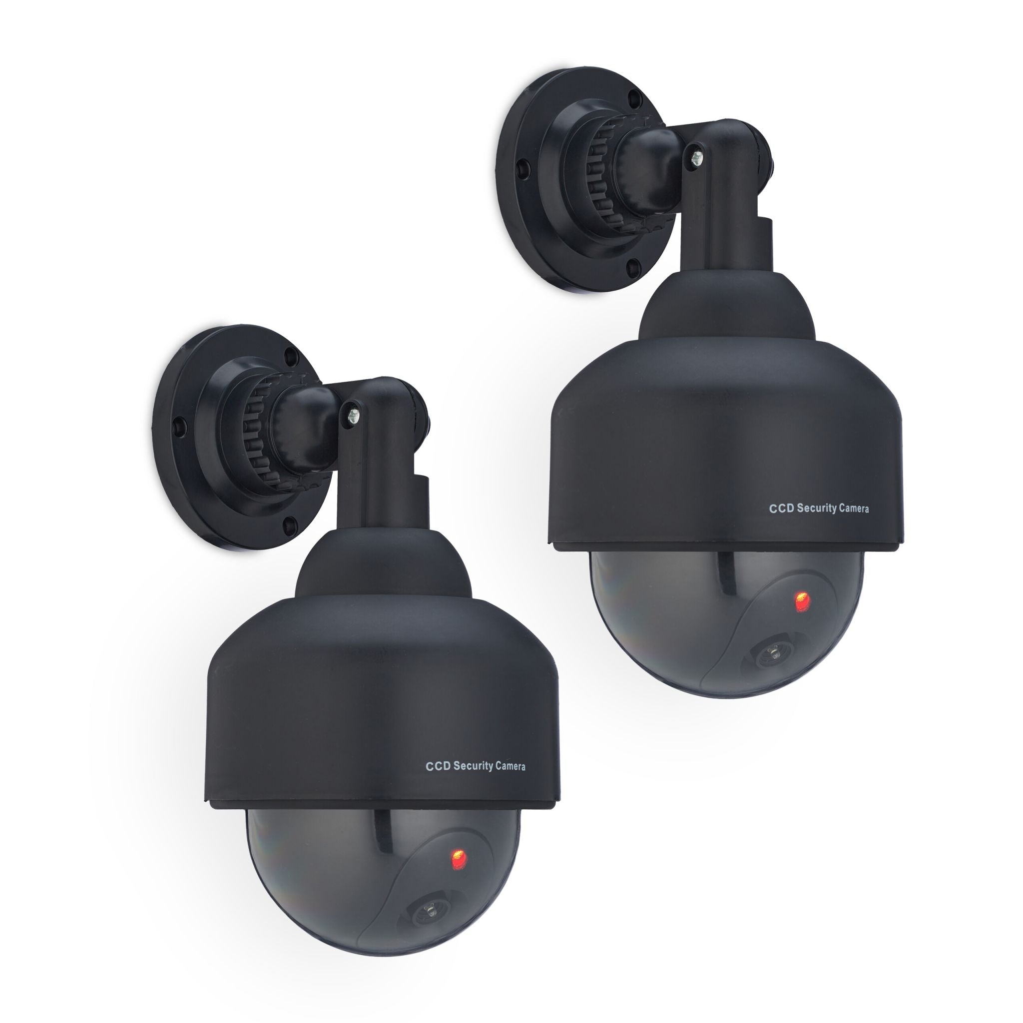 Kameraattrappe Kugelform 2er-Set Schwarz von Relaxdays