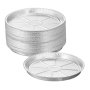 Runde Aluschalen 50er-Set Silber von Relaxdays