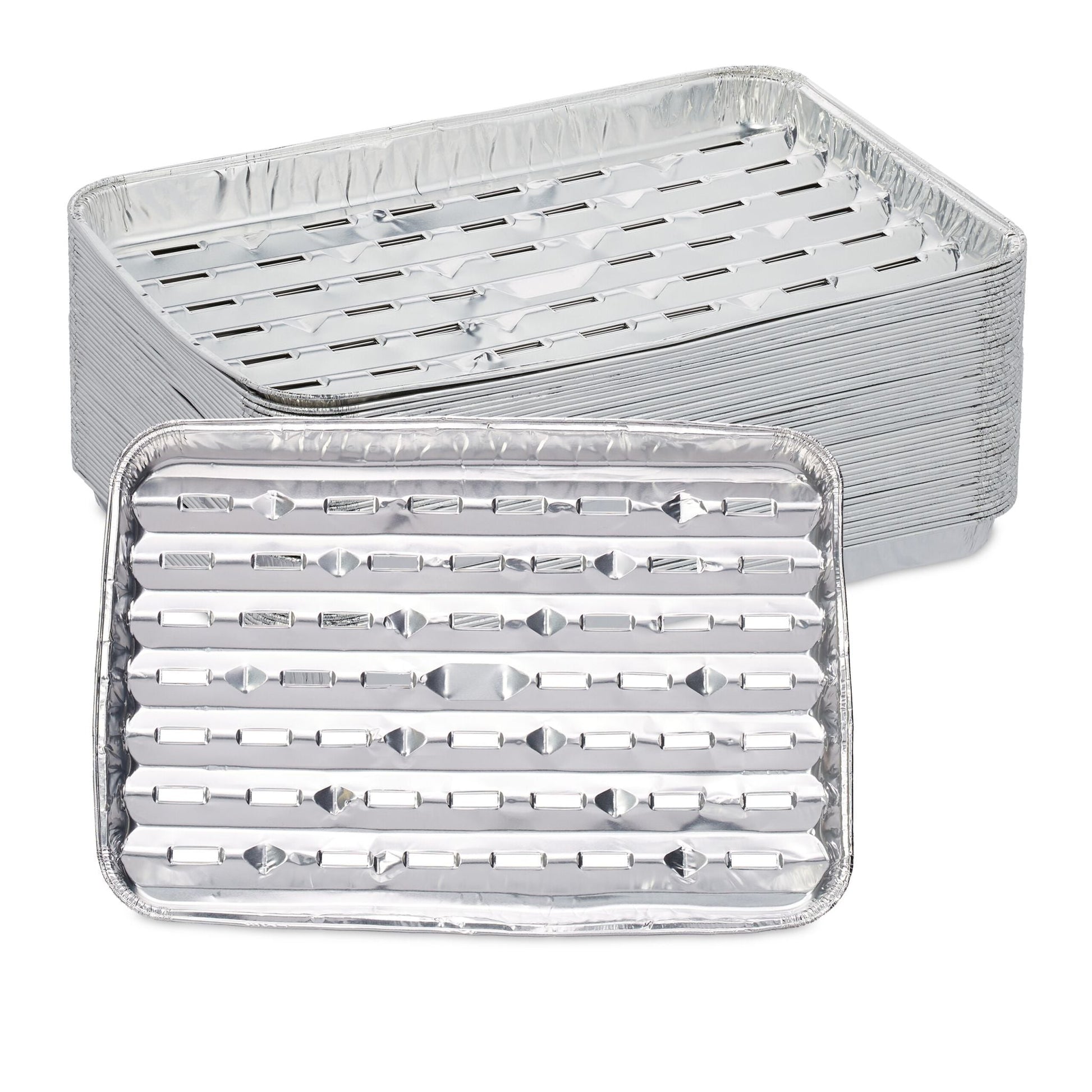 Grillschale Alu 40er-Set Silber von Relaxdays