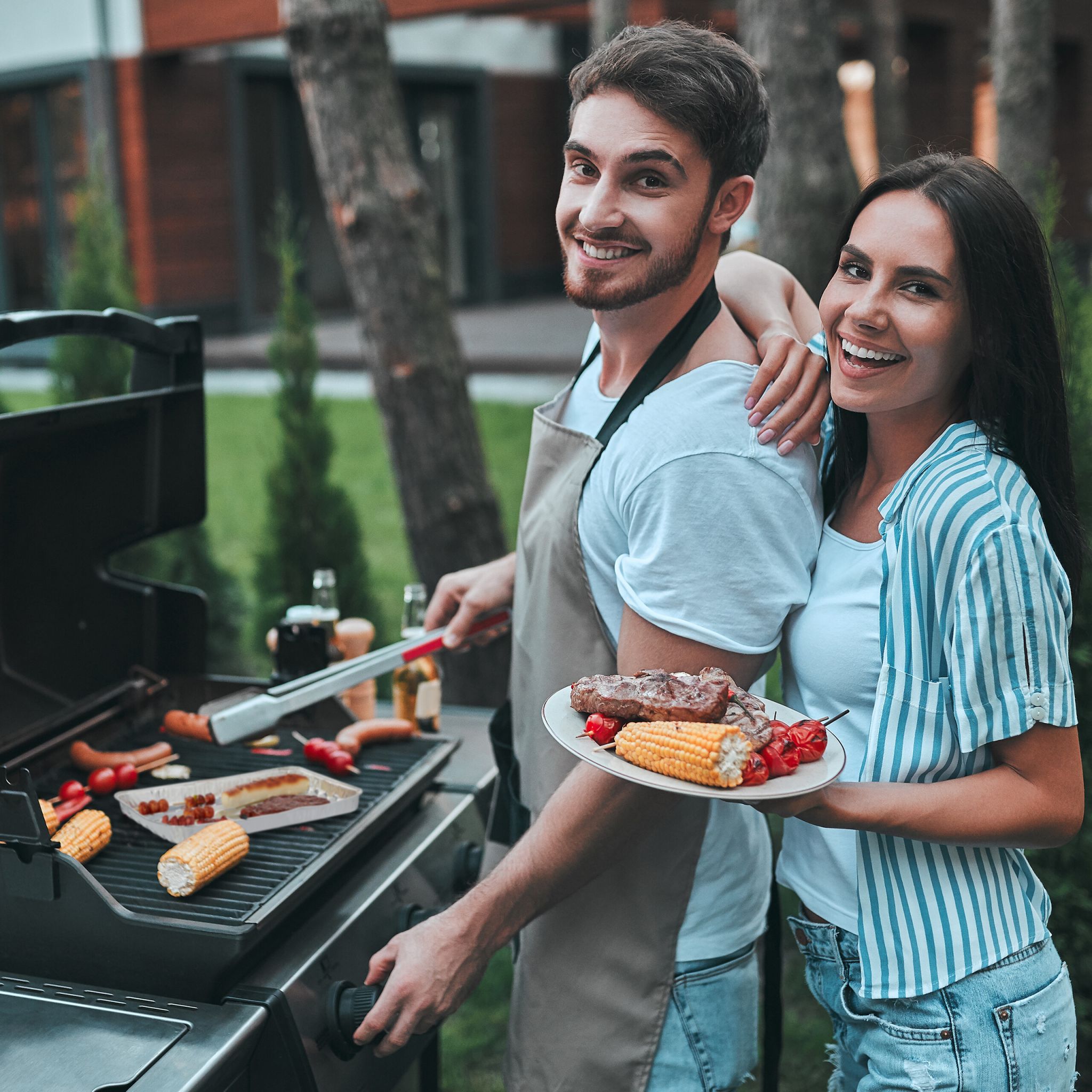 Grillschale Alu 40er-Set Silber von Relaxdays