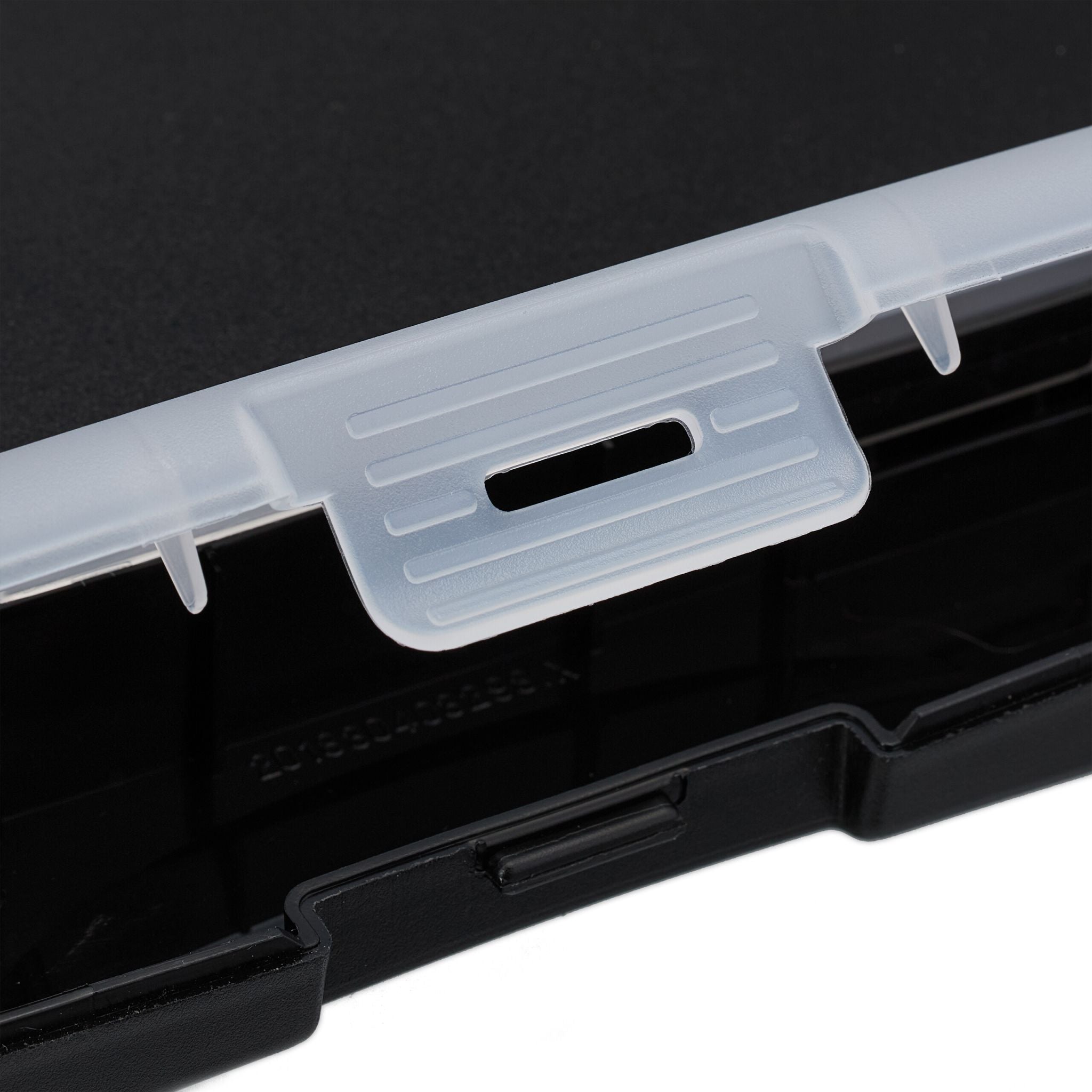 Klemmbrett mit Fach 2er-Set Schwarz-Silber-Transparent von Relaxdays