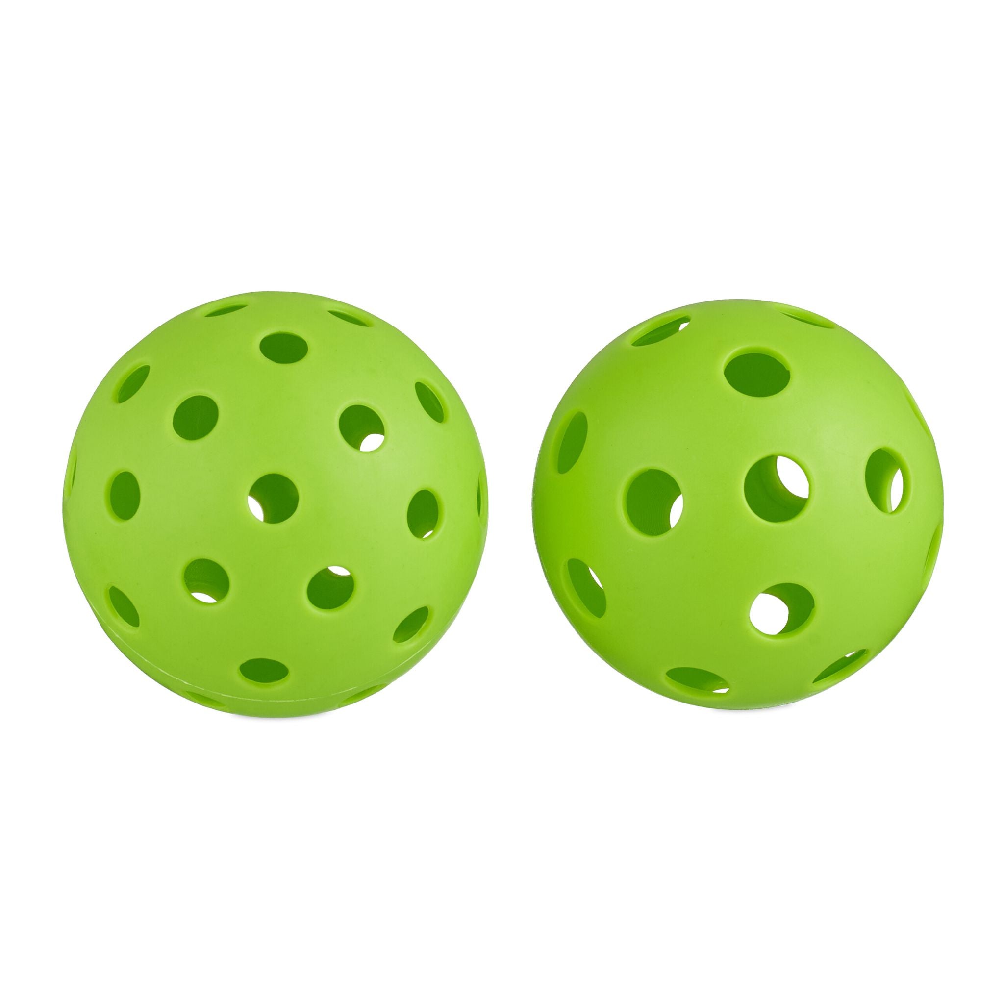 Pickleball Set 4 Schläger & 8 Bälle Blau-Grün-Schwarz von Relaxdays