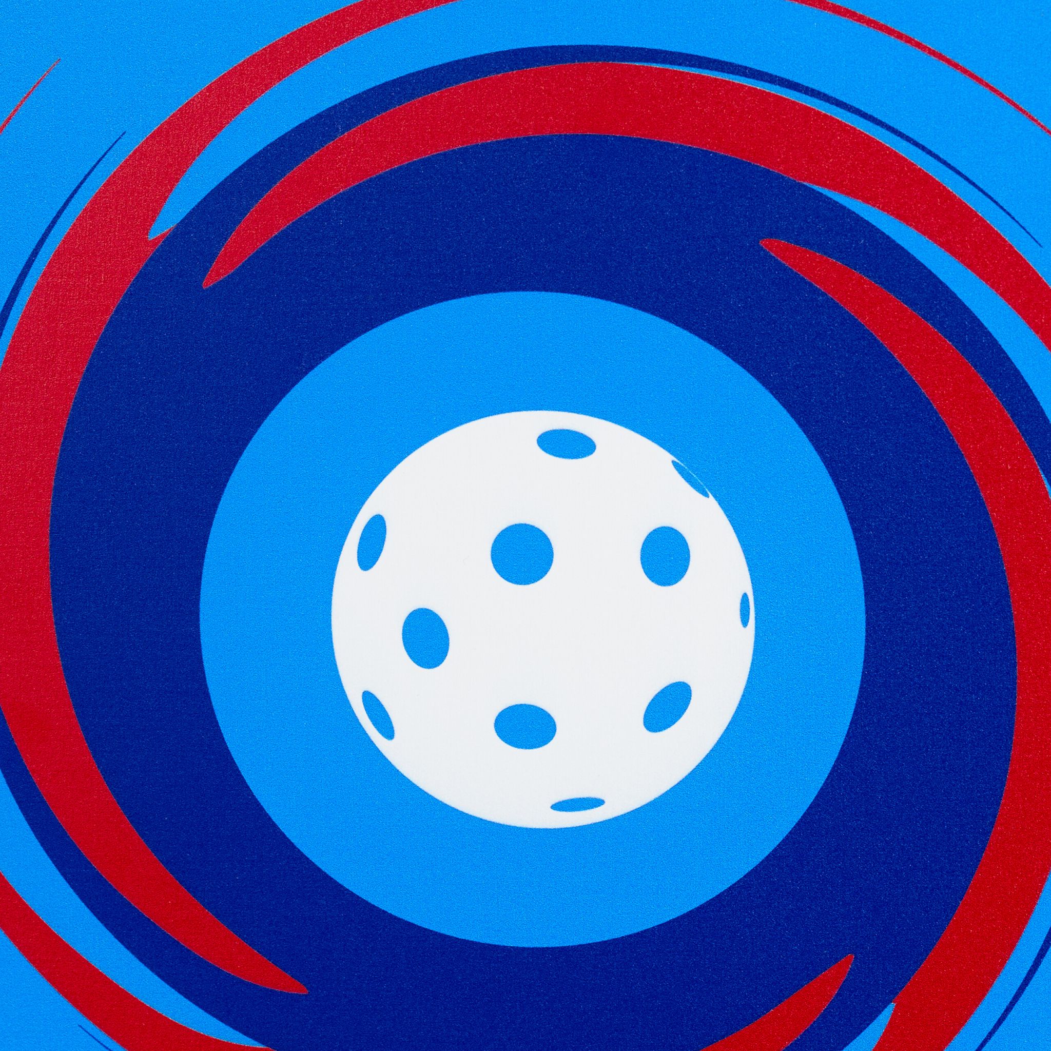 Pickleball Set 4 Schläger & 8 Bälle Blau-Grün-Schwarz von Relaxdays