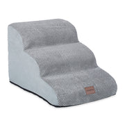 Hundetreppe mit 3 Stufen Grau von Relaxdays