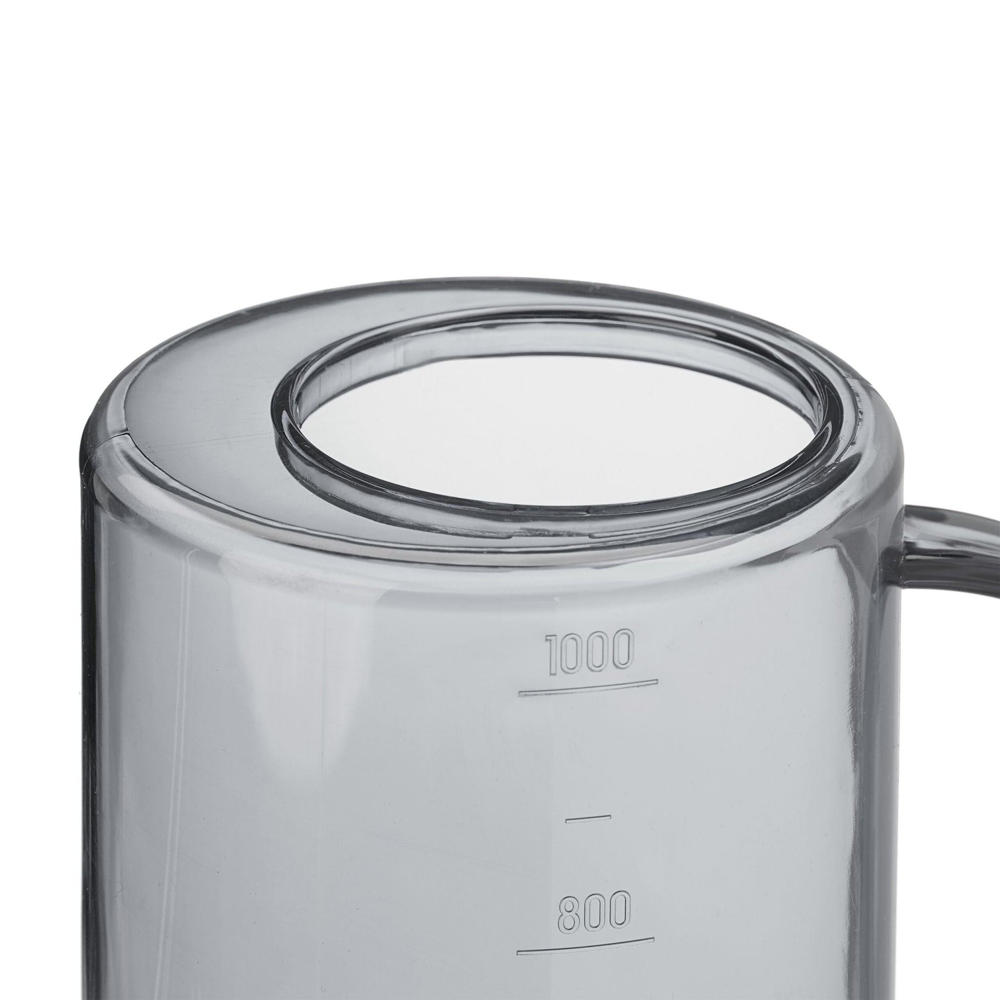 Giesskanne Zimmerpflanzen 1 Liter Schwarz-Silber-Grau von Relaxdays