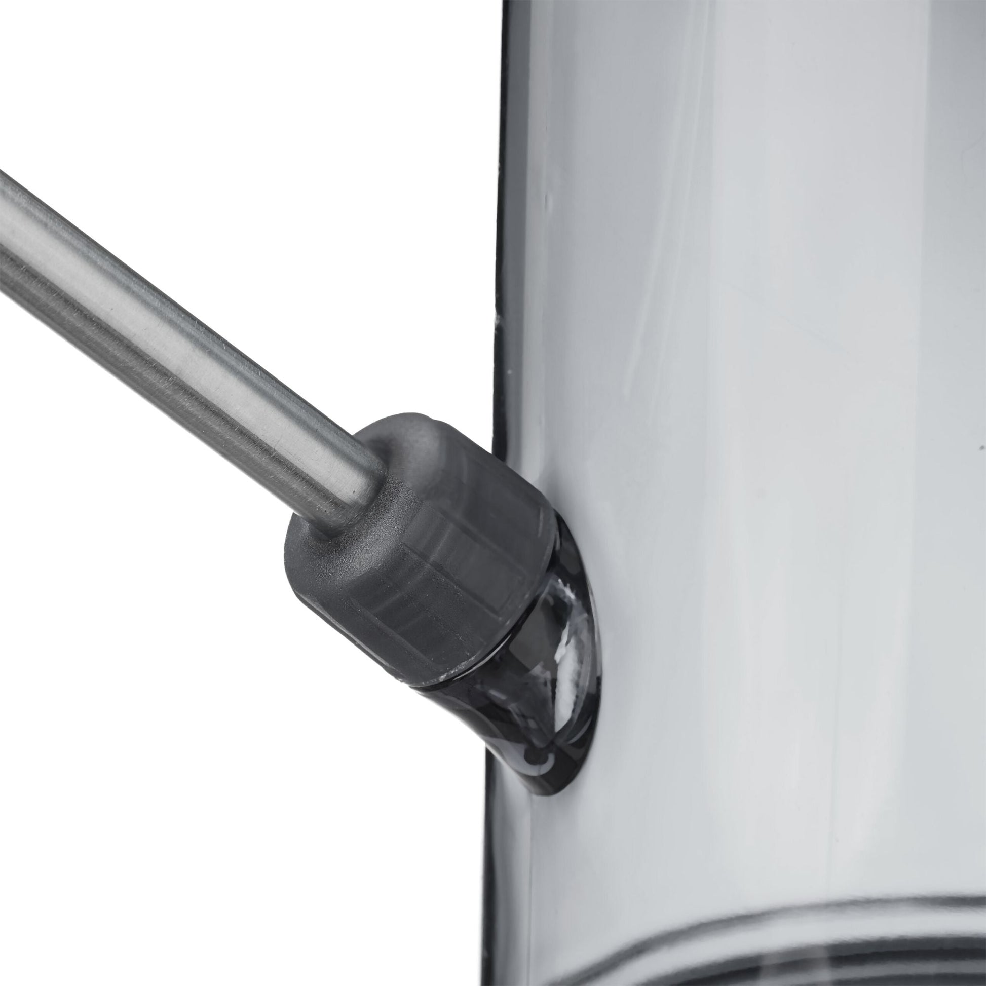 Giesskanne Zimmerpflanzen 1 Liter Schwarz-Silber-Grau von Relaxdays