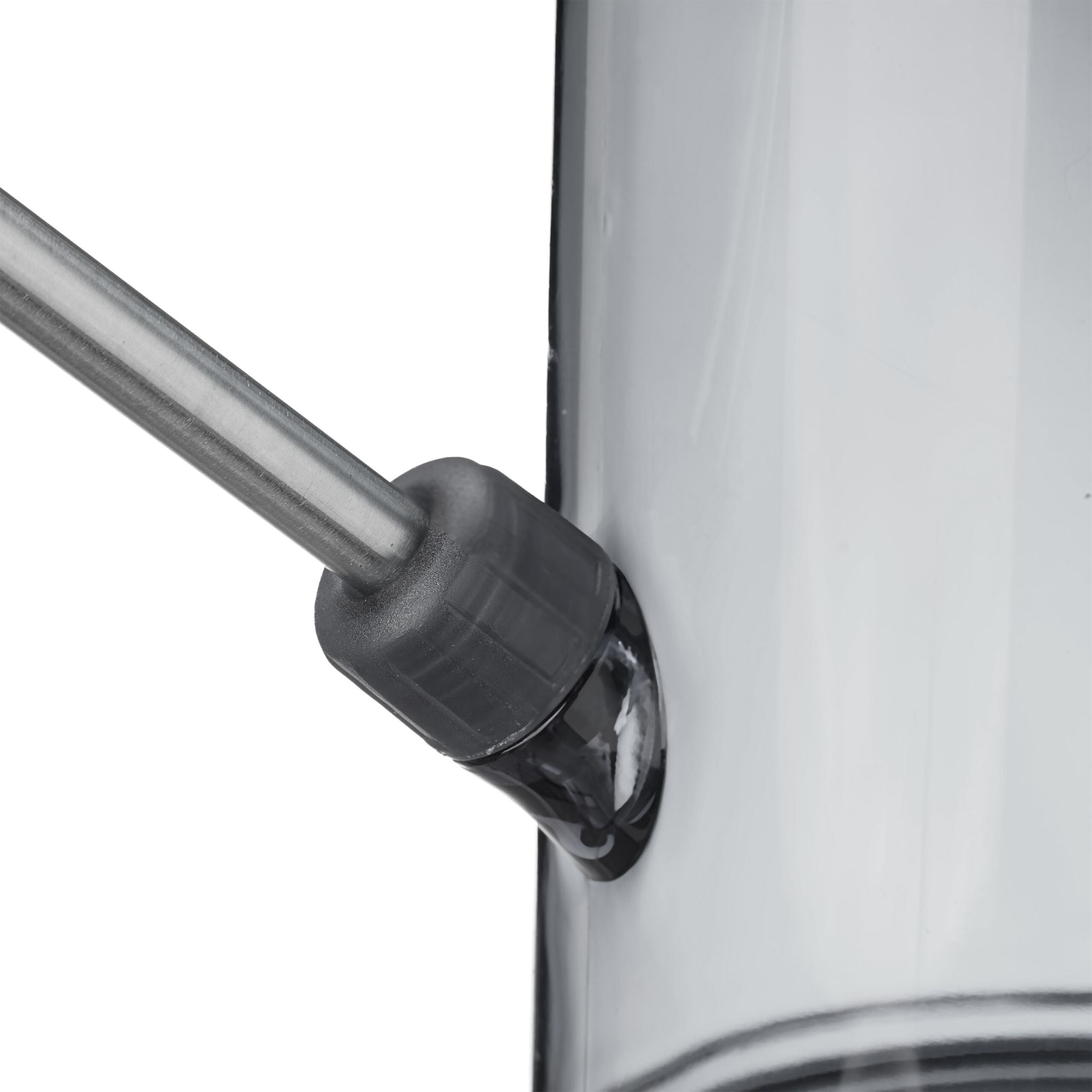 Giesskanne Zimmerpflanzen 1 Liter Schwarz-Silber-Grau von Relaxdays