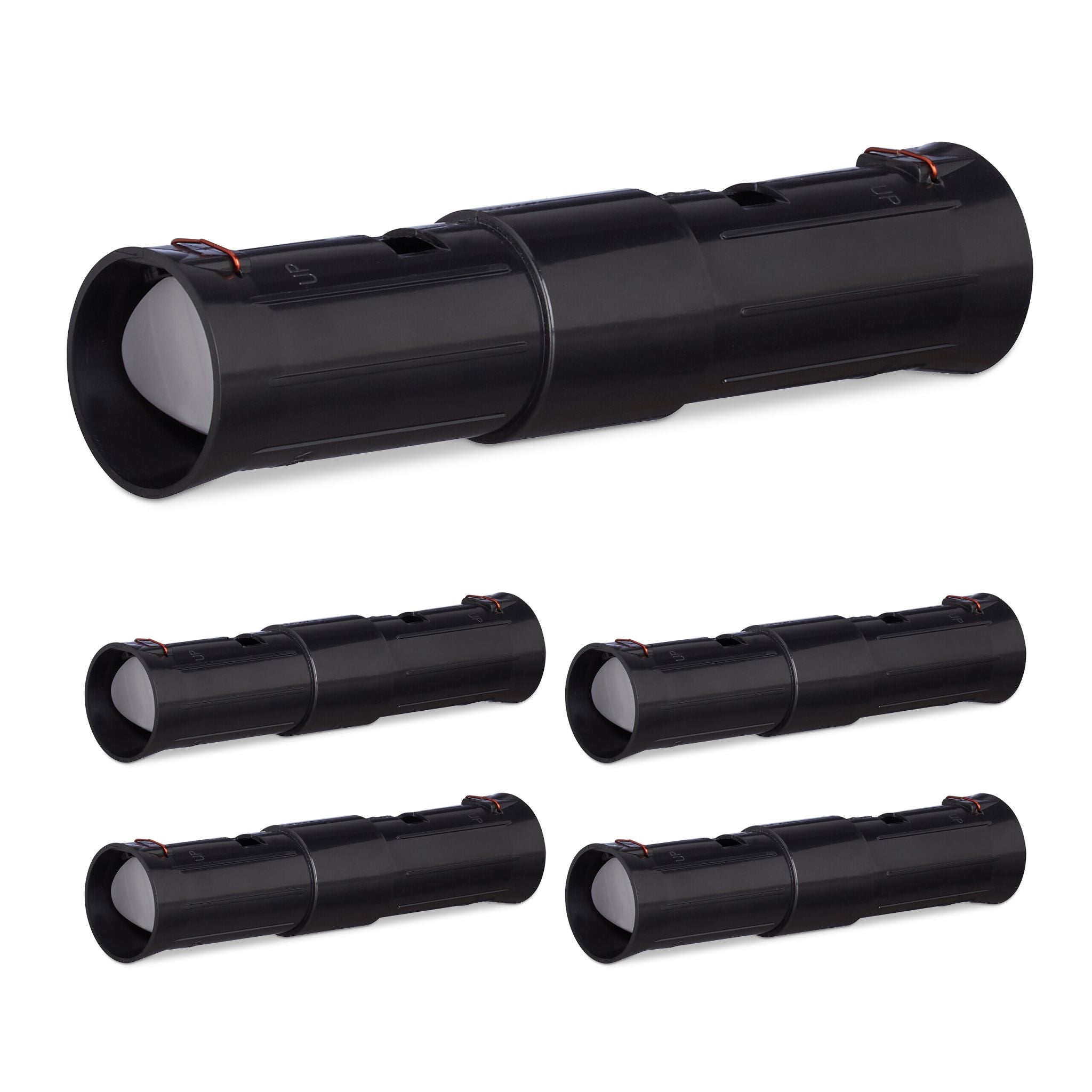 Maulwurf Fallen Lebendfalle Set Schwarz-Grau von Relaxdays