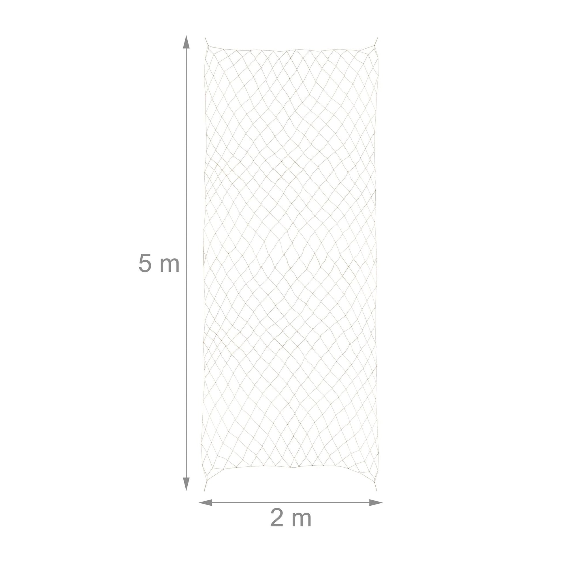 Ranknetz Jute Hellbraun von Relaxdays