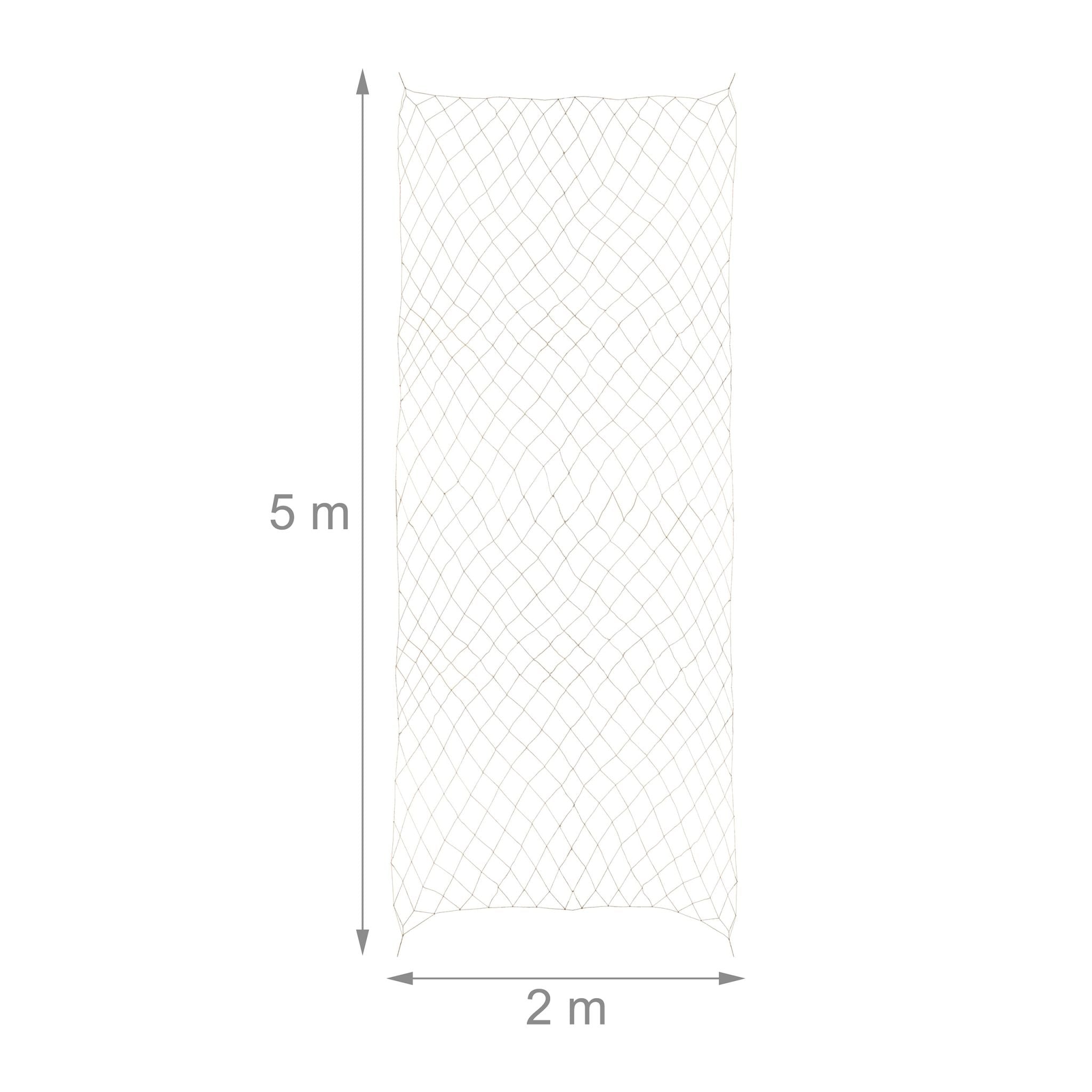 Ranknetz Jute Hellbraun von Relaxdays